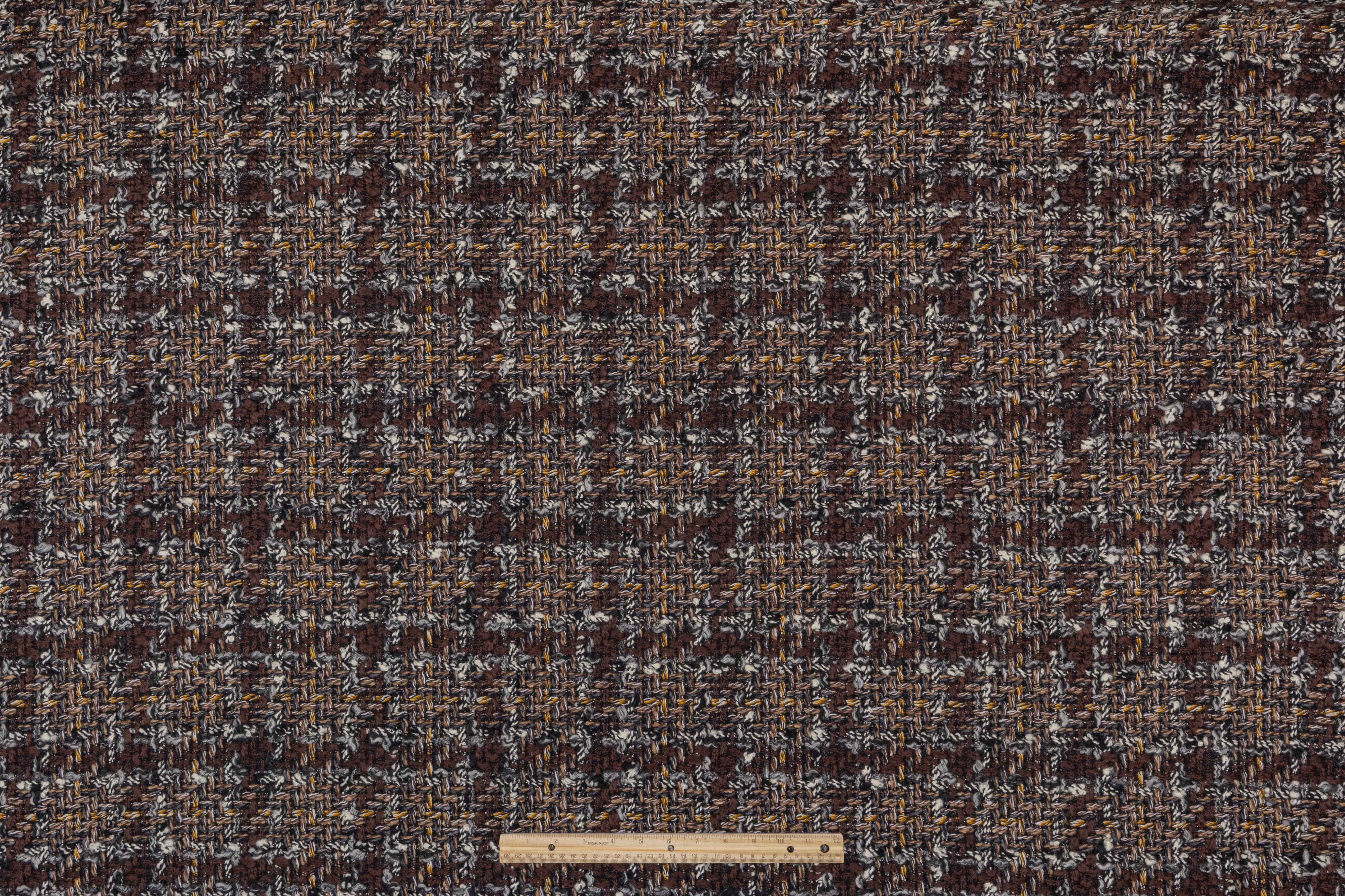Loro Piana - Checked Italian Wool Blend Tweed - Brown