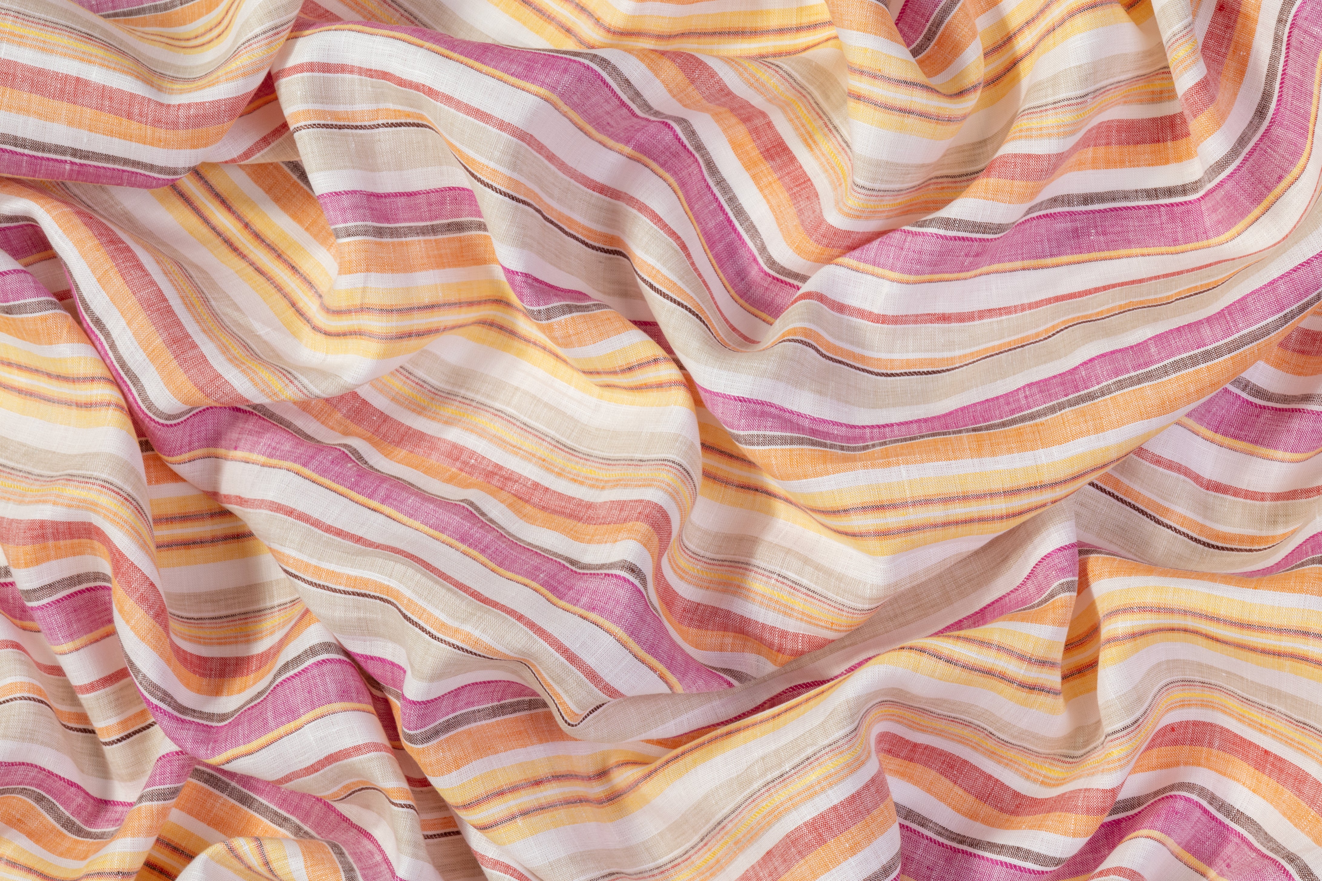 Striped Italian Linen - Multicolor