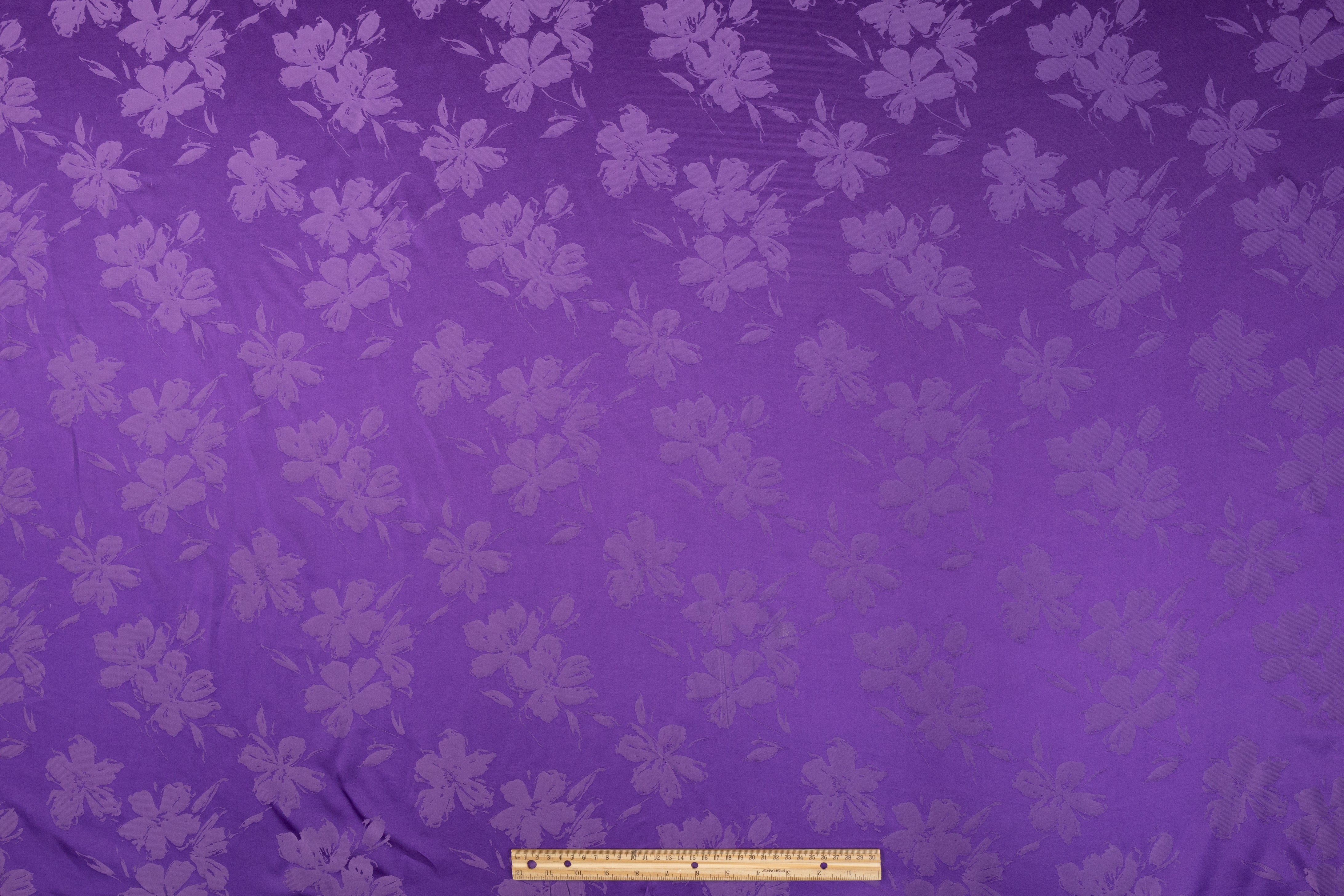 Viscose Acetate Italian Jacquard - Purple