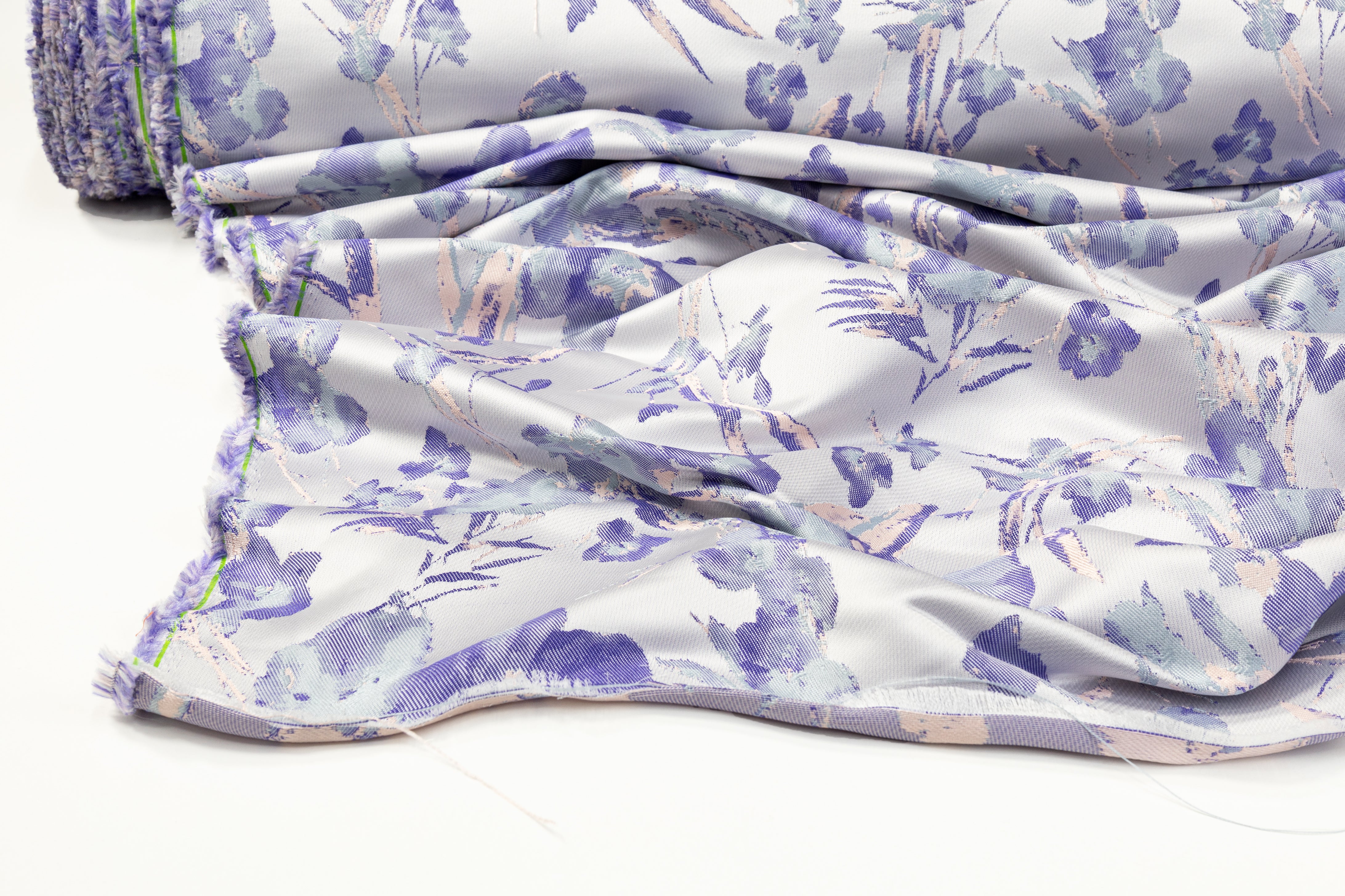 Floral Italian Brocade - Purple / Gray