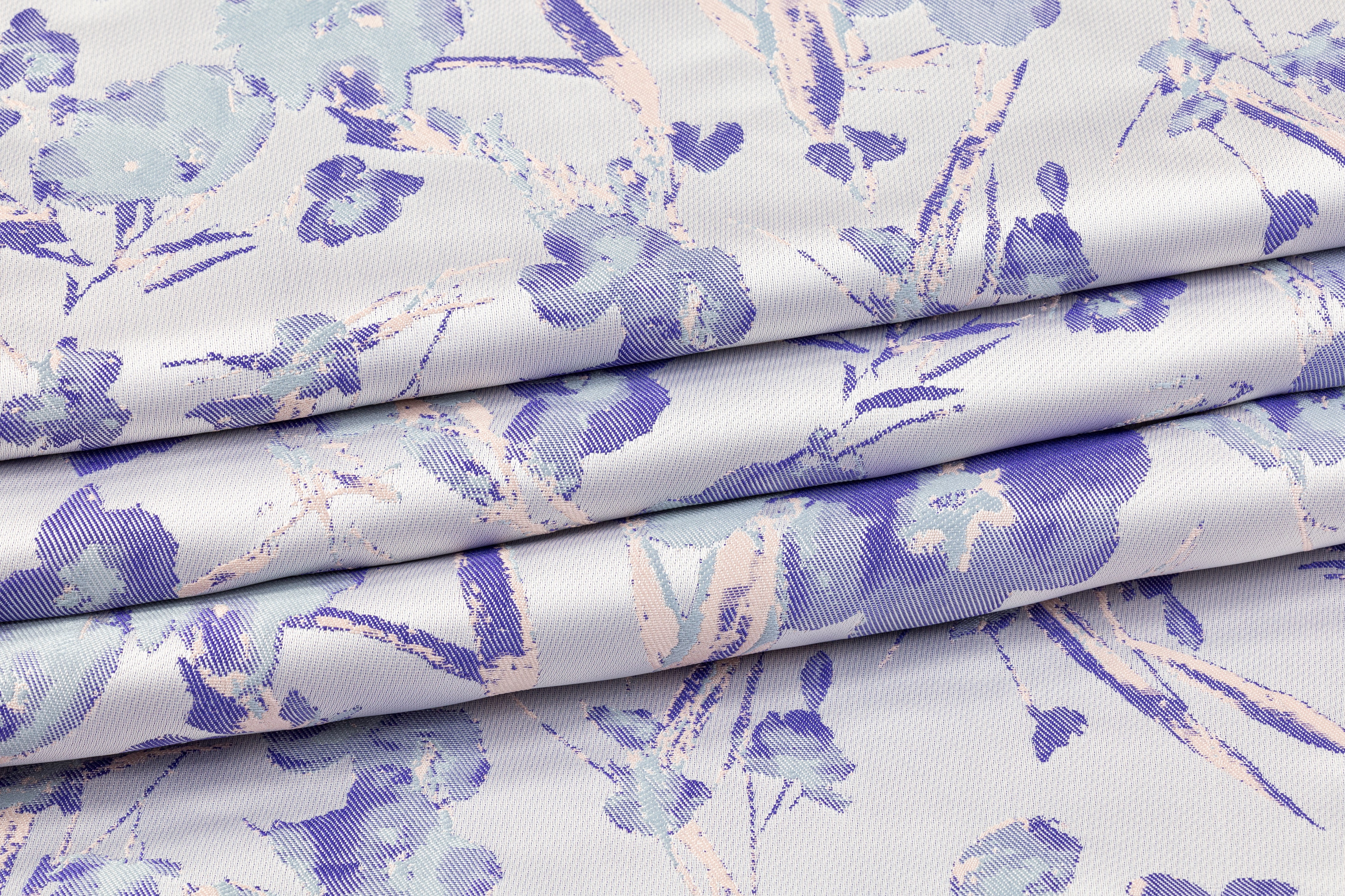 Floral Italian Brocade - Purple / Gray
