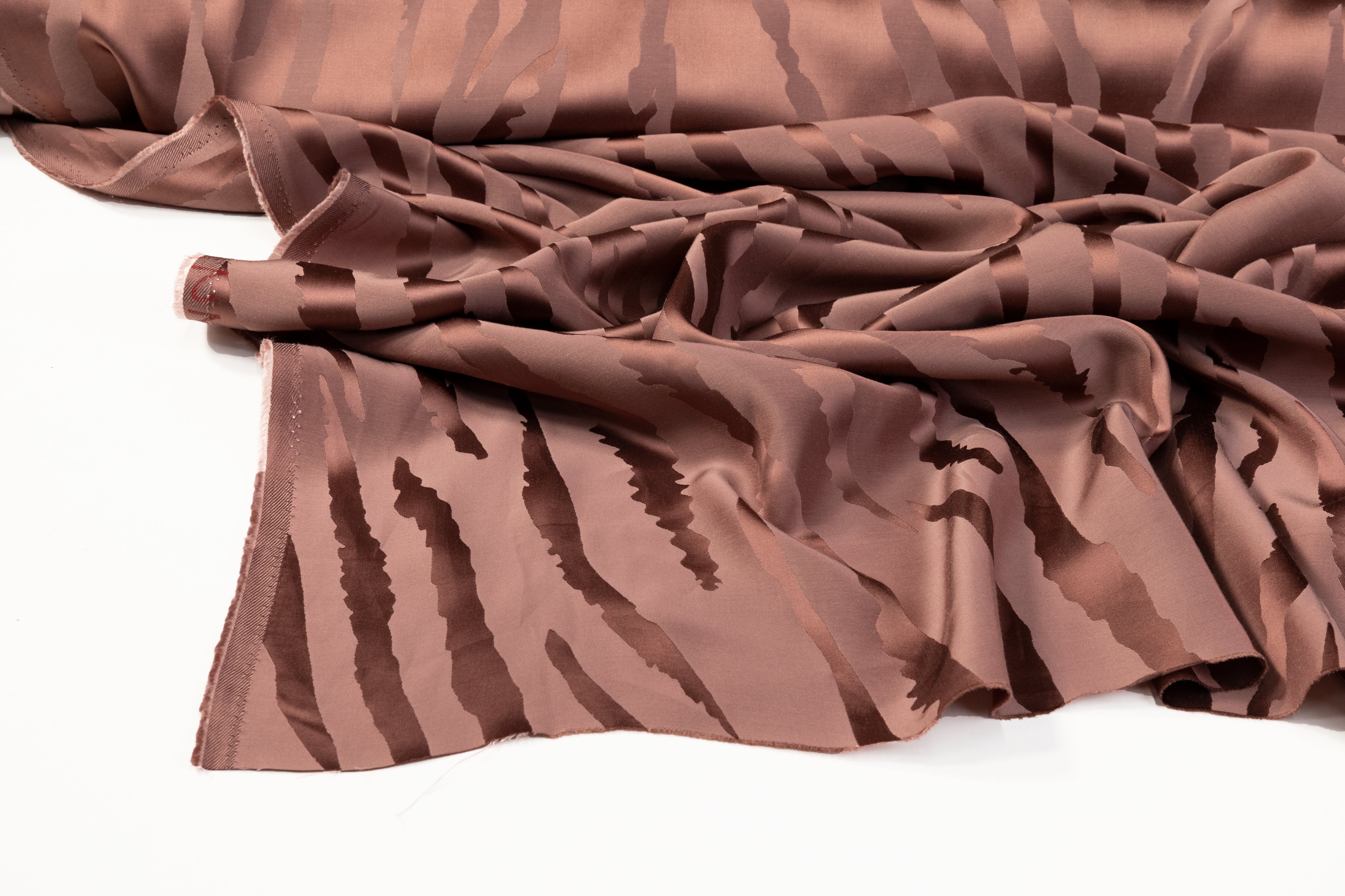 Viscose Acetate Italian Jacquard - Dark Blush