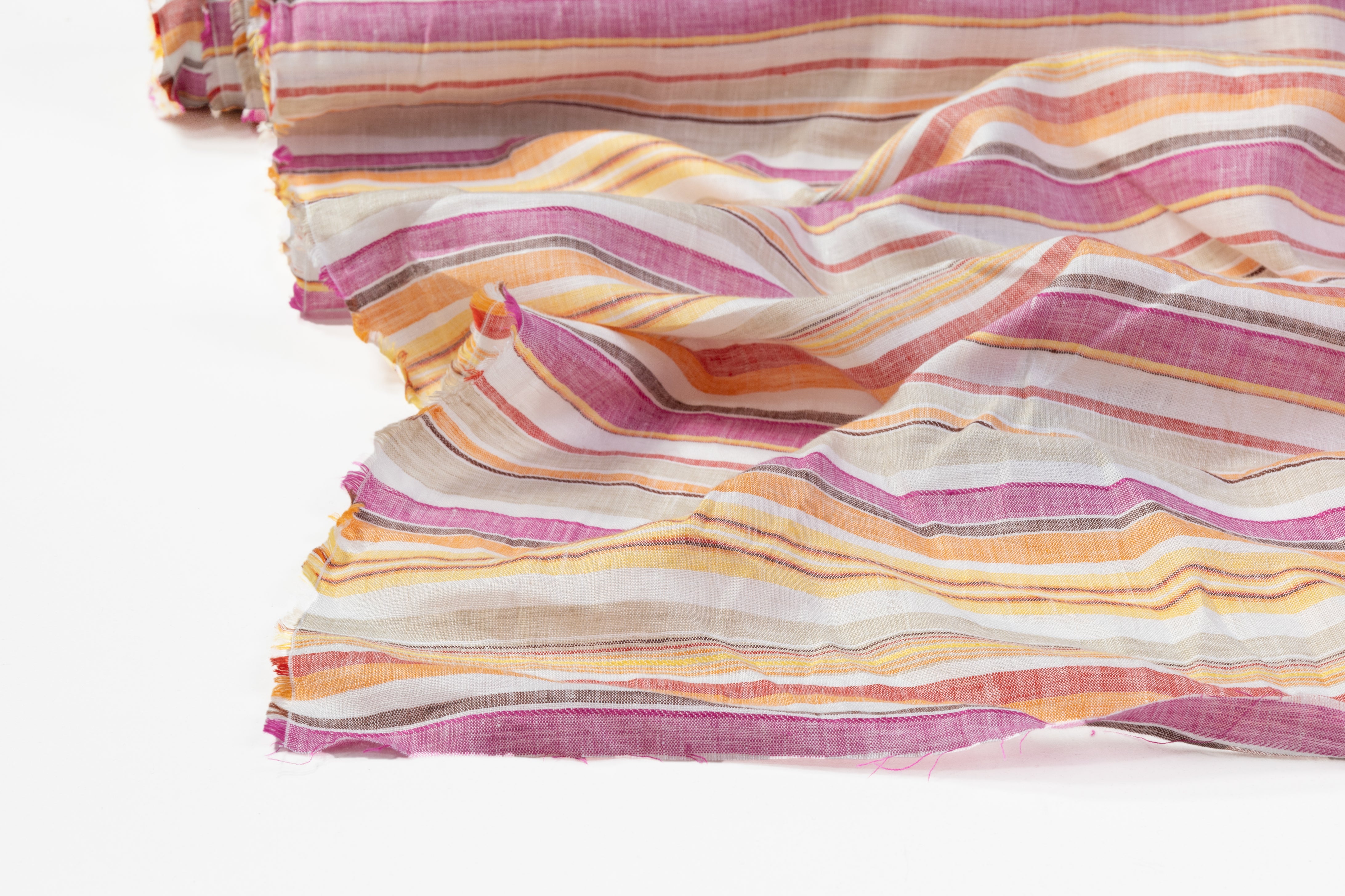 Striped Italian Linen - Multicolor