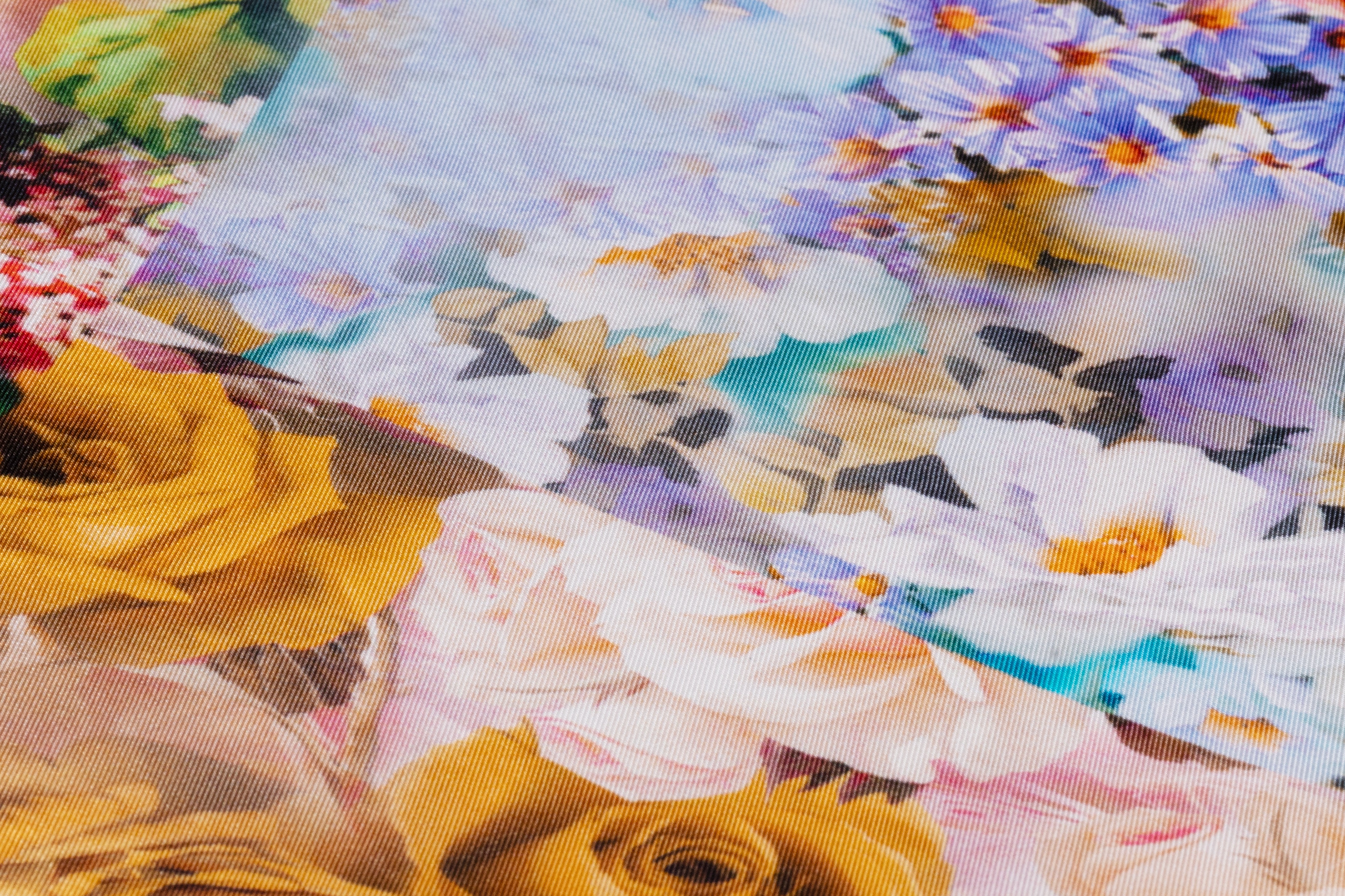 Floral Italian Viscose Twill - Multicolor