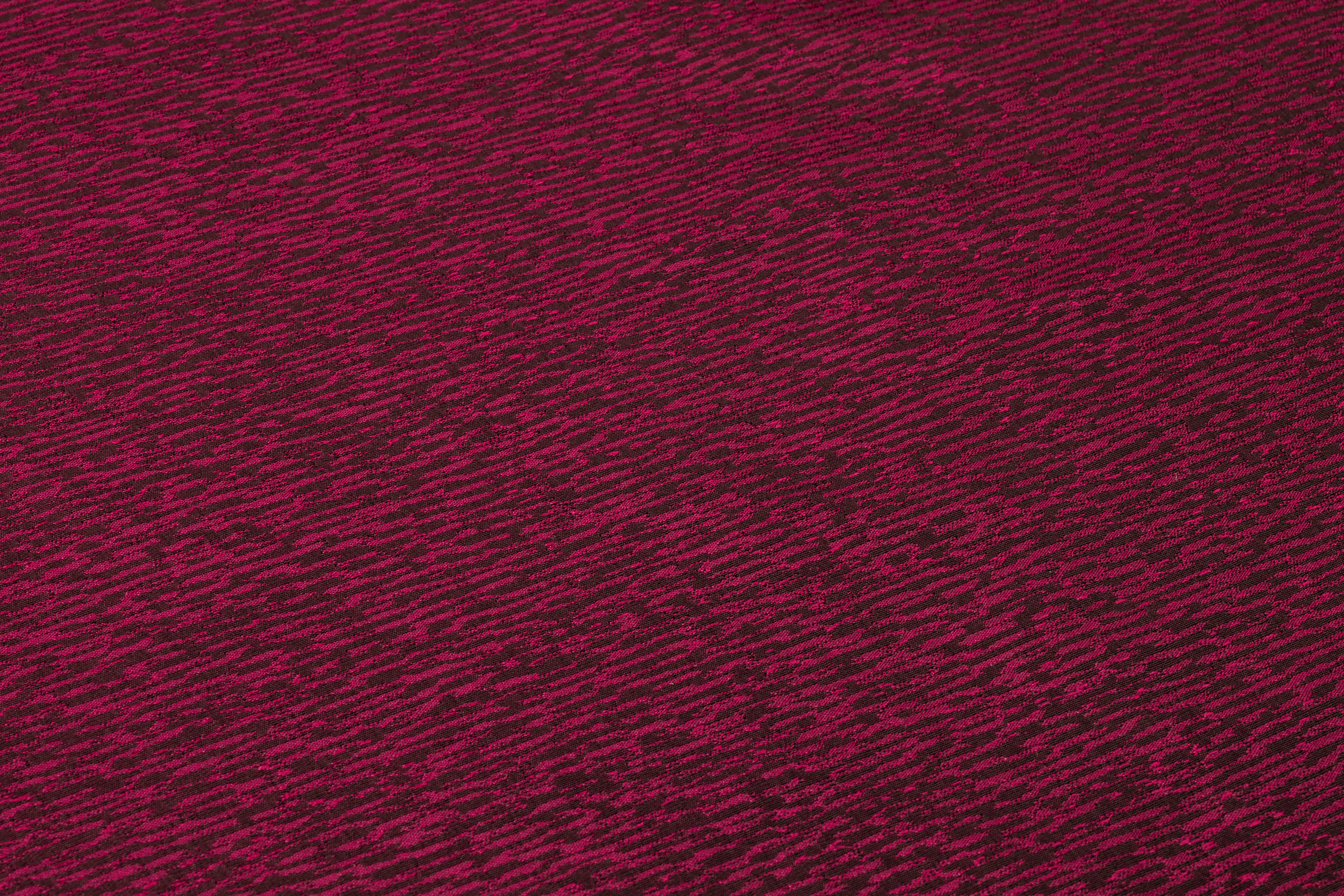 Iridescent Italian Silk Jacquard - Magenta