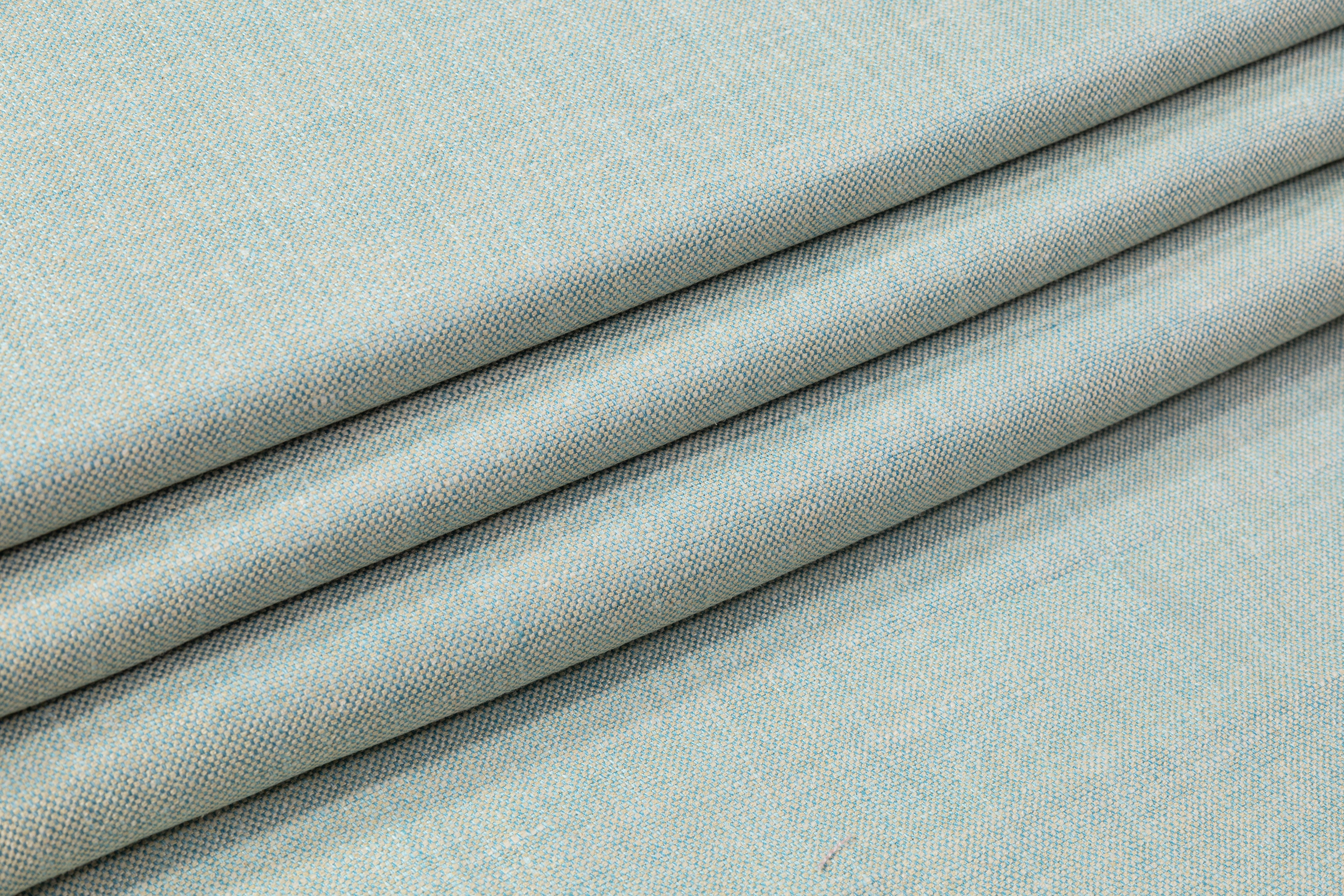 Italian Silk Linen and Wool Suiting - Sea Foam