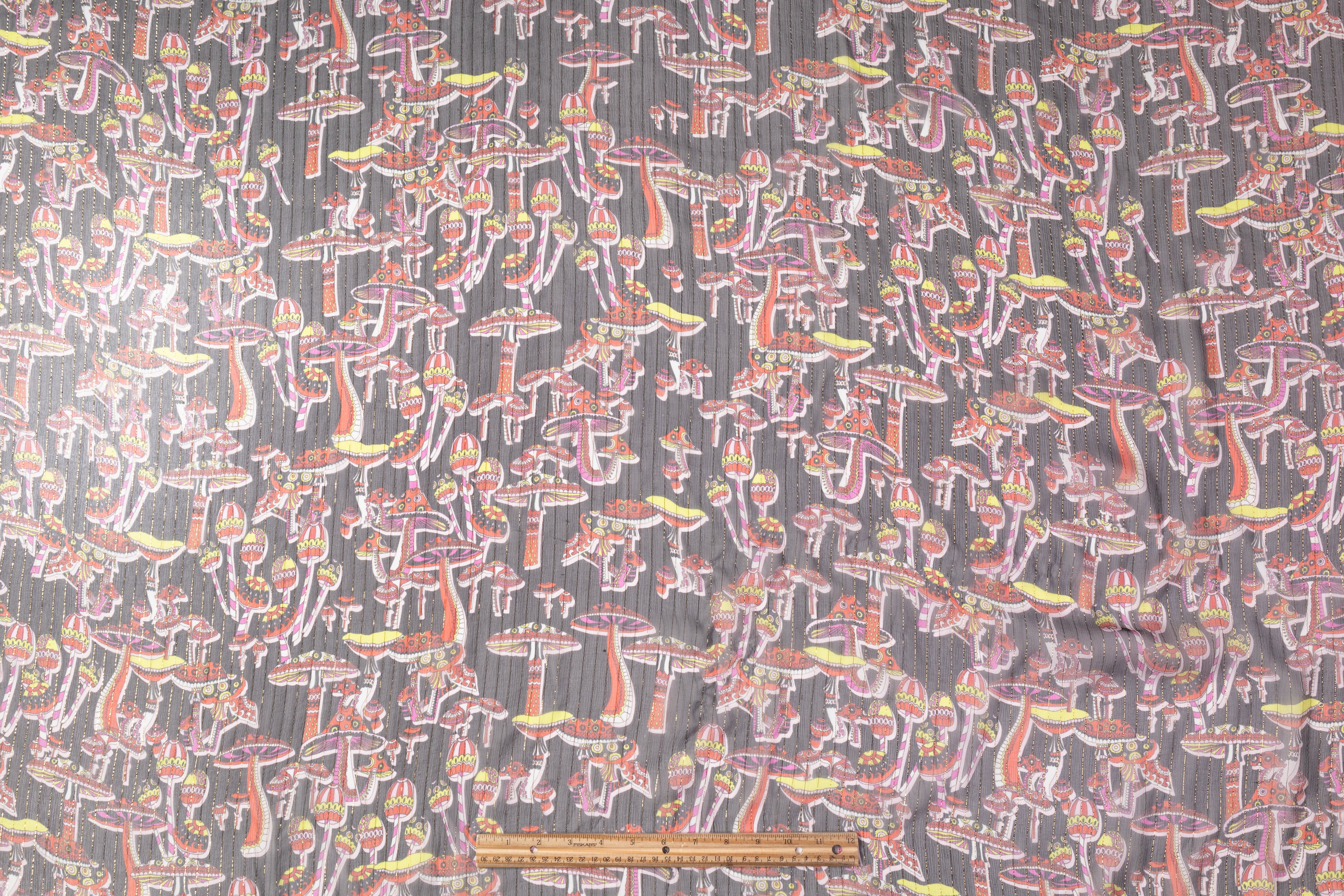 Giambattista Valli - Crinkled Metallic Italian Silk Chiffon - Black