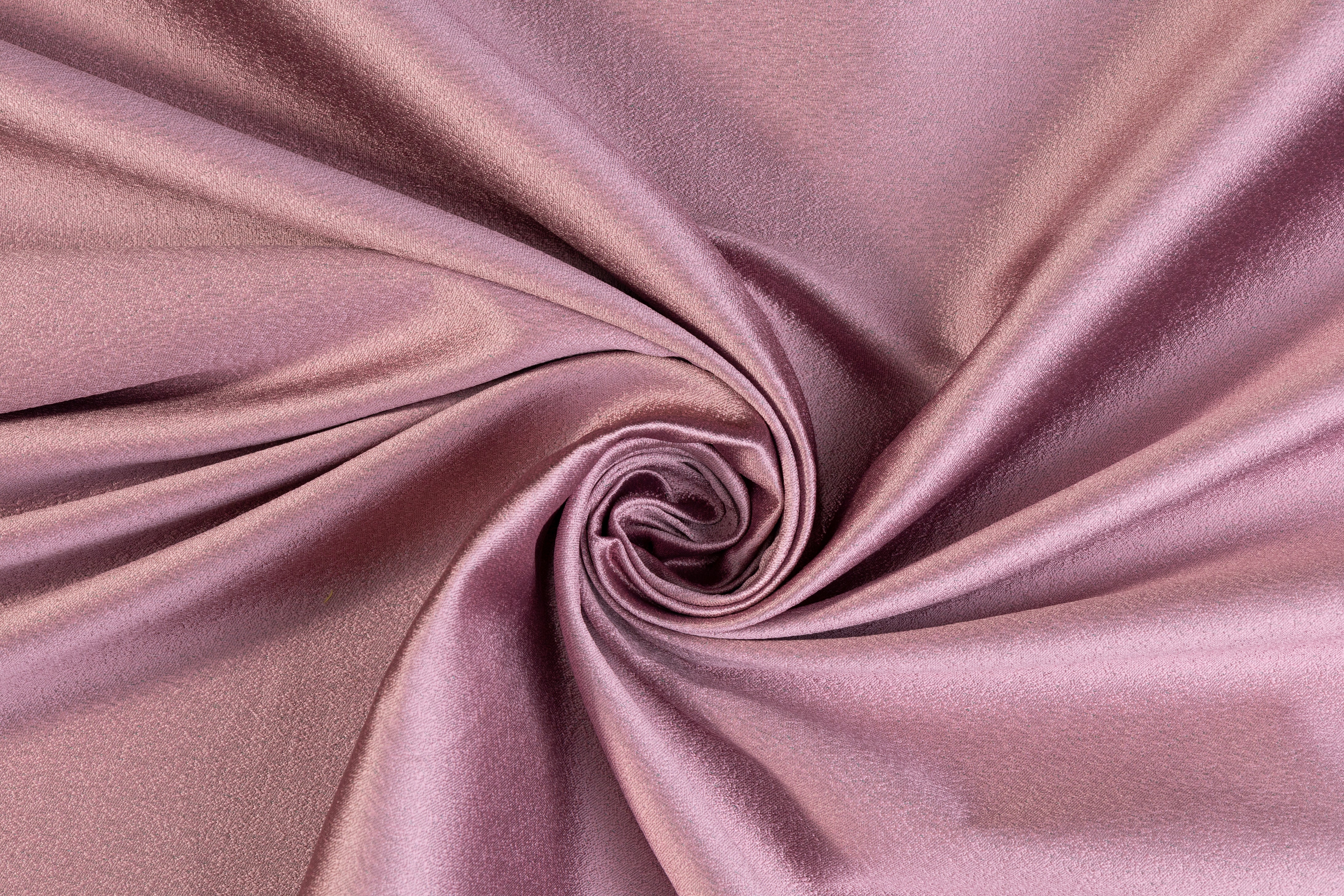 Double Faced Pebble Crepe - Mint / Dusty Rose