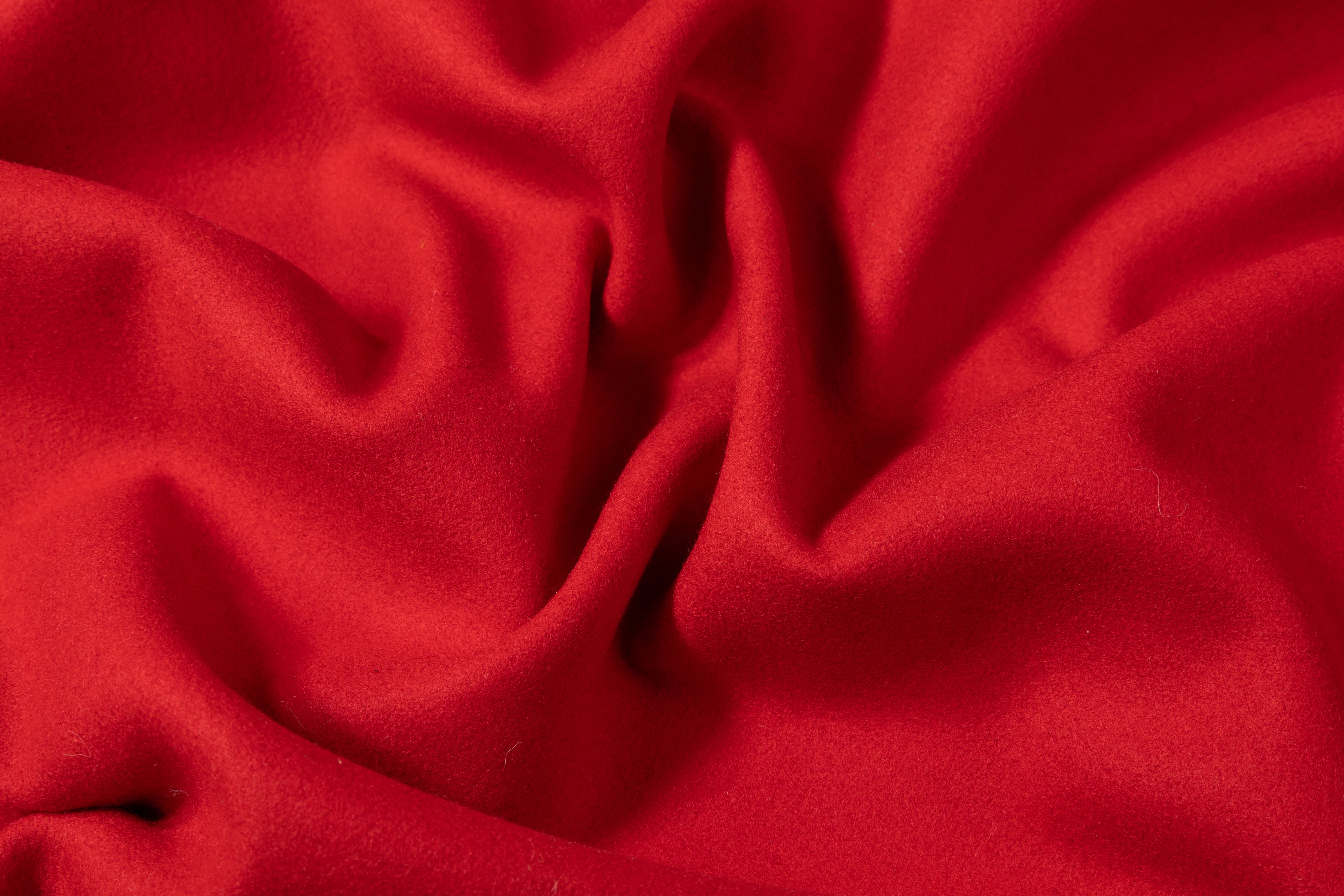 Double Faced Italian Wool Felt - Red