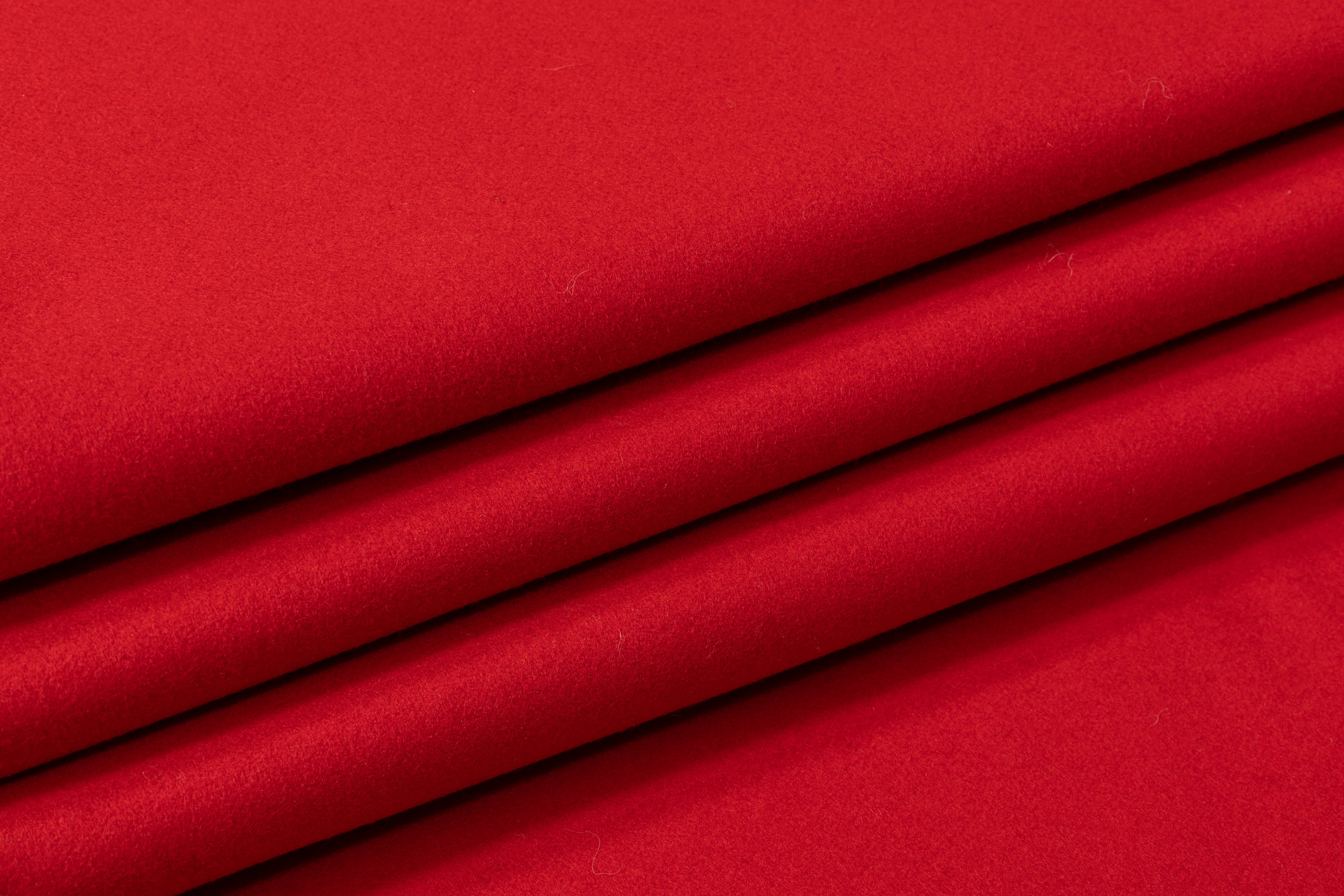 Double Faced Italian Wool Felt - Red