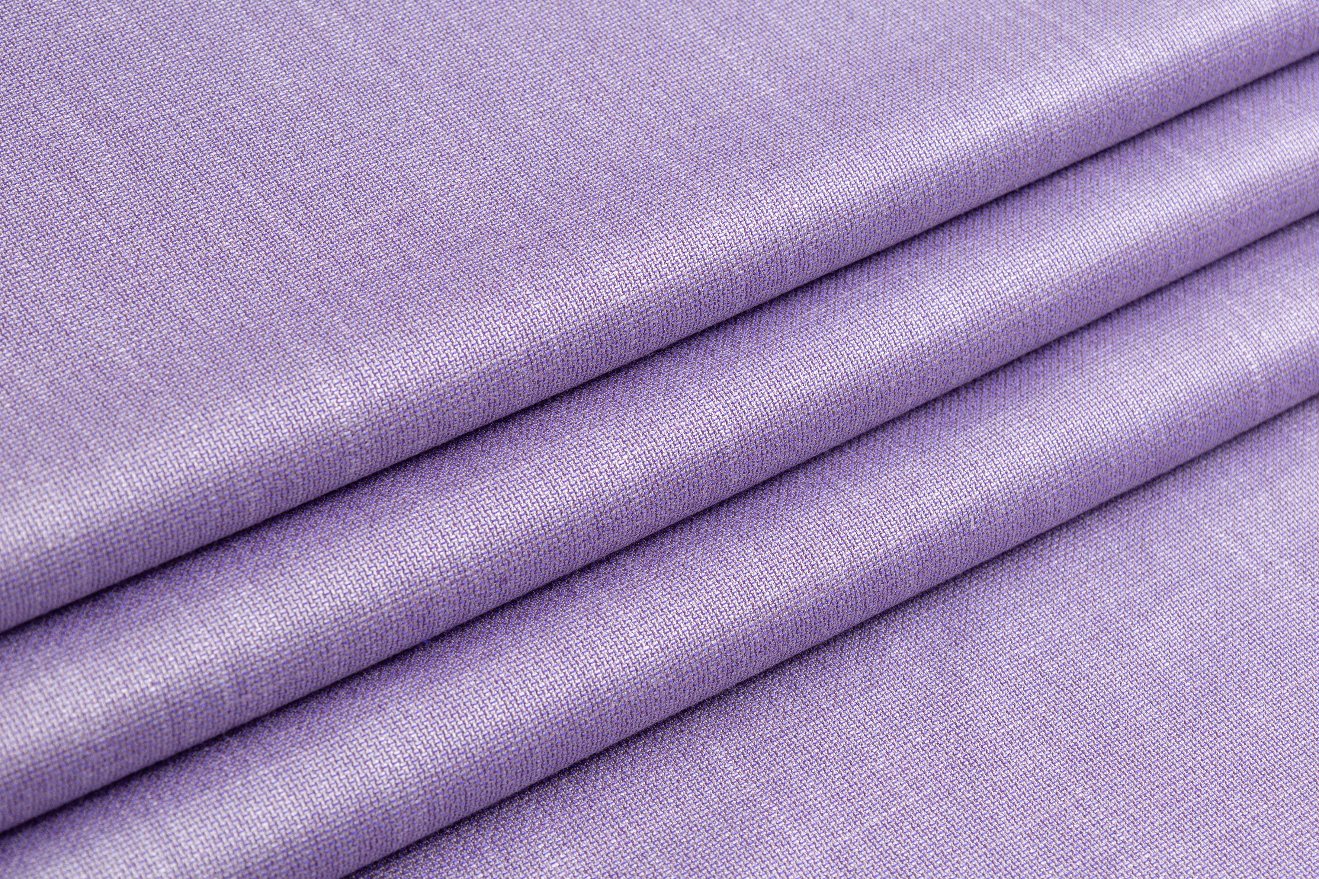 Armani - Iridescent Italian Wool Viscose Suiting - Purple