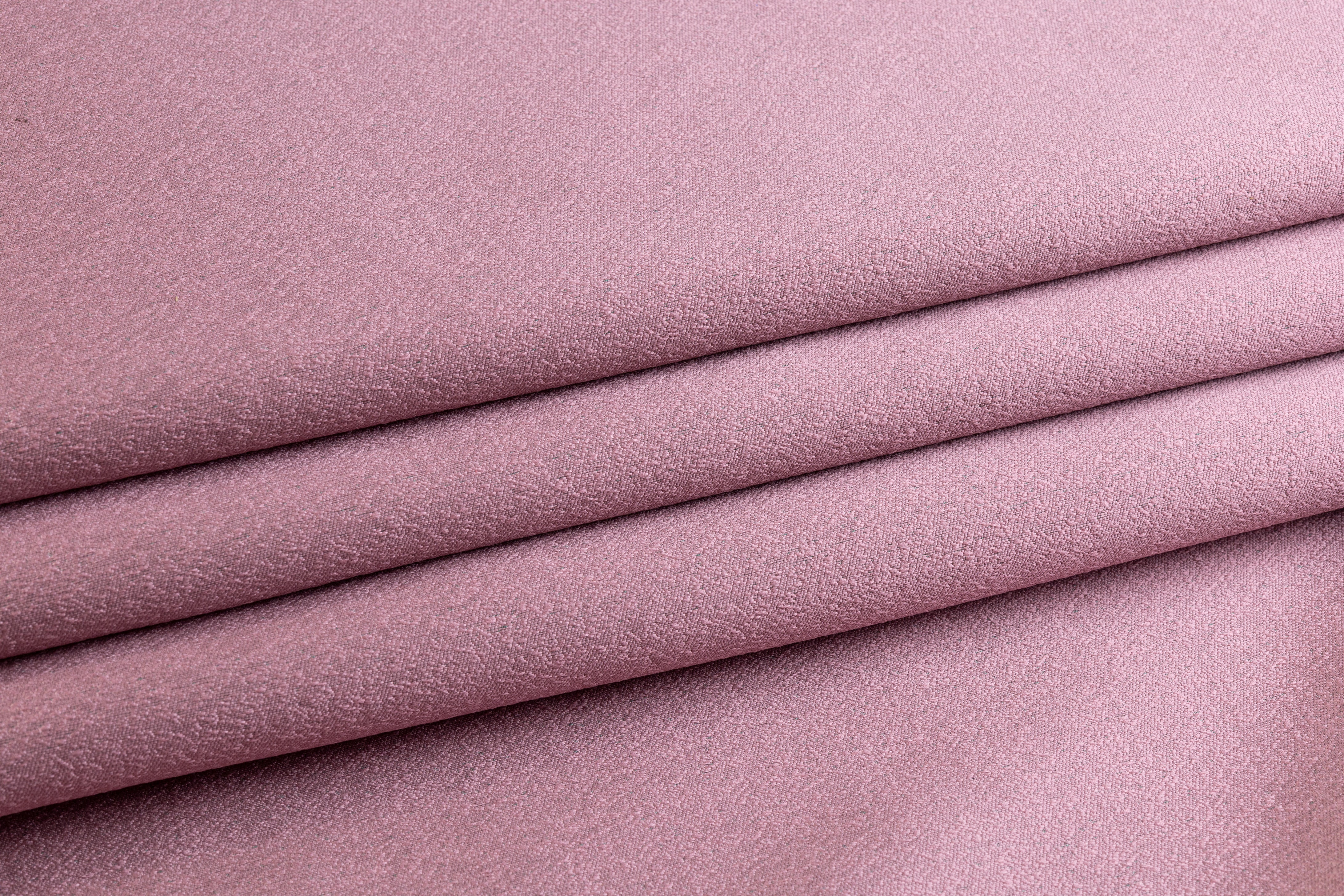 Double Faced Pebble Crepe - Mint / Dusty Rose