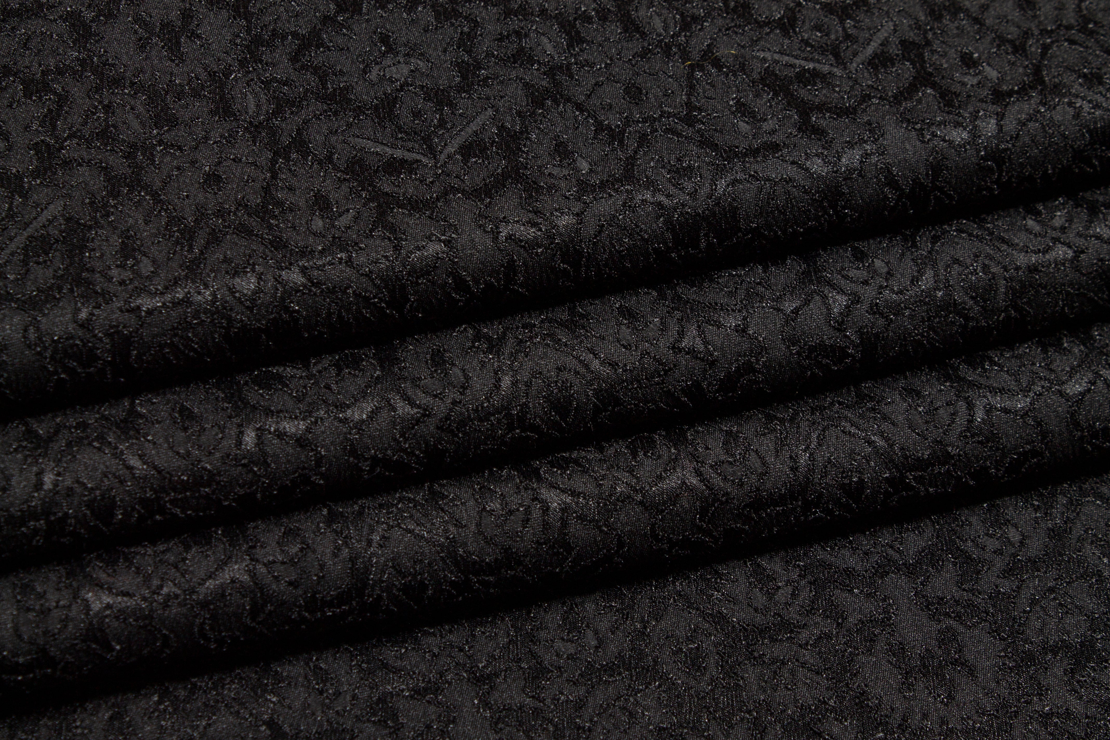 Abstract Brocade - Black