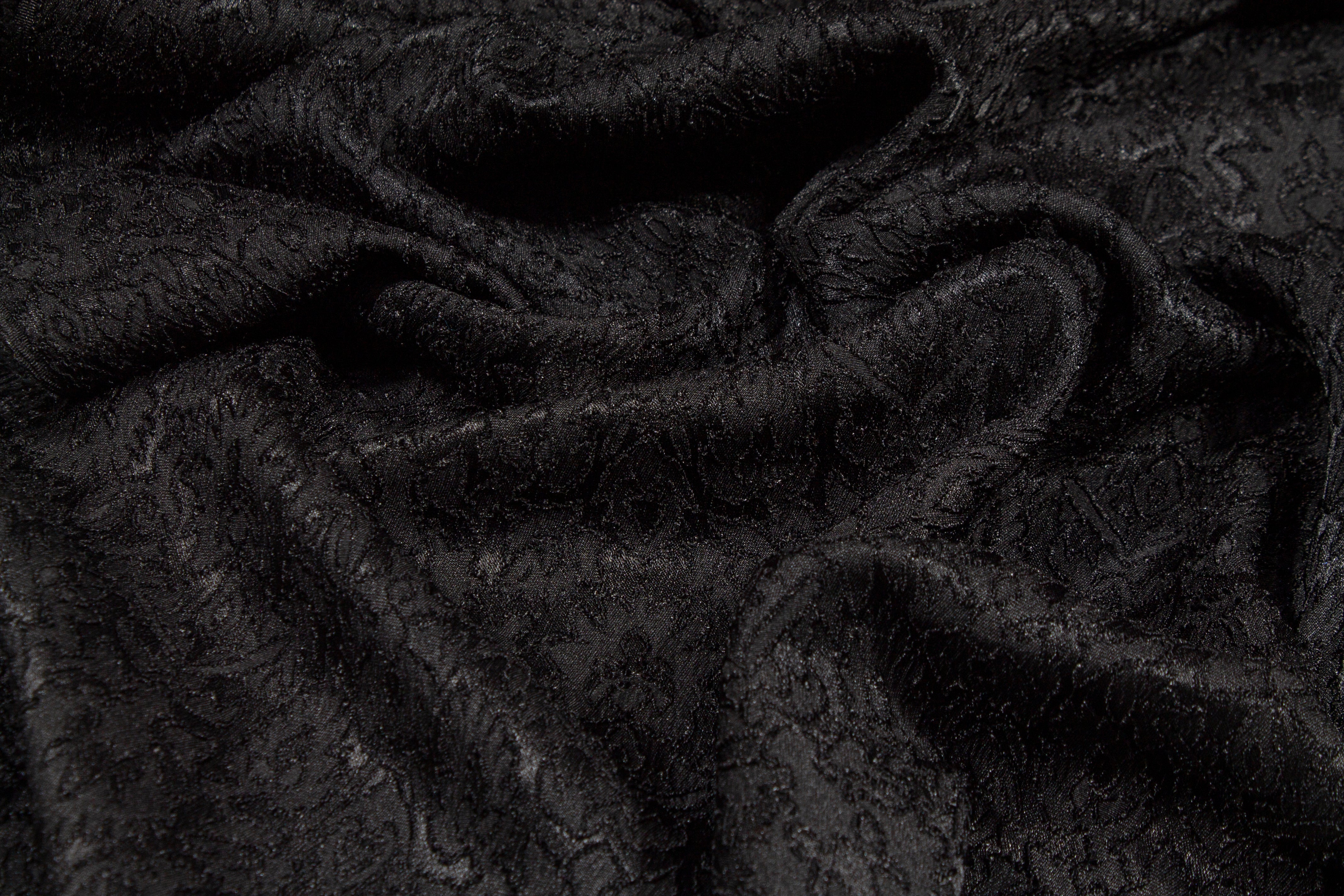 Abstract Brocade - Black