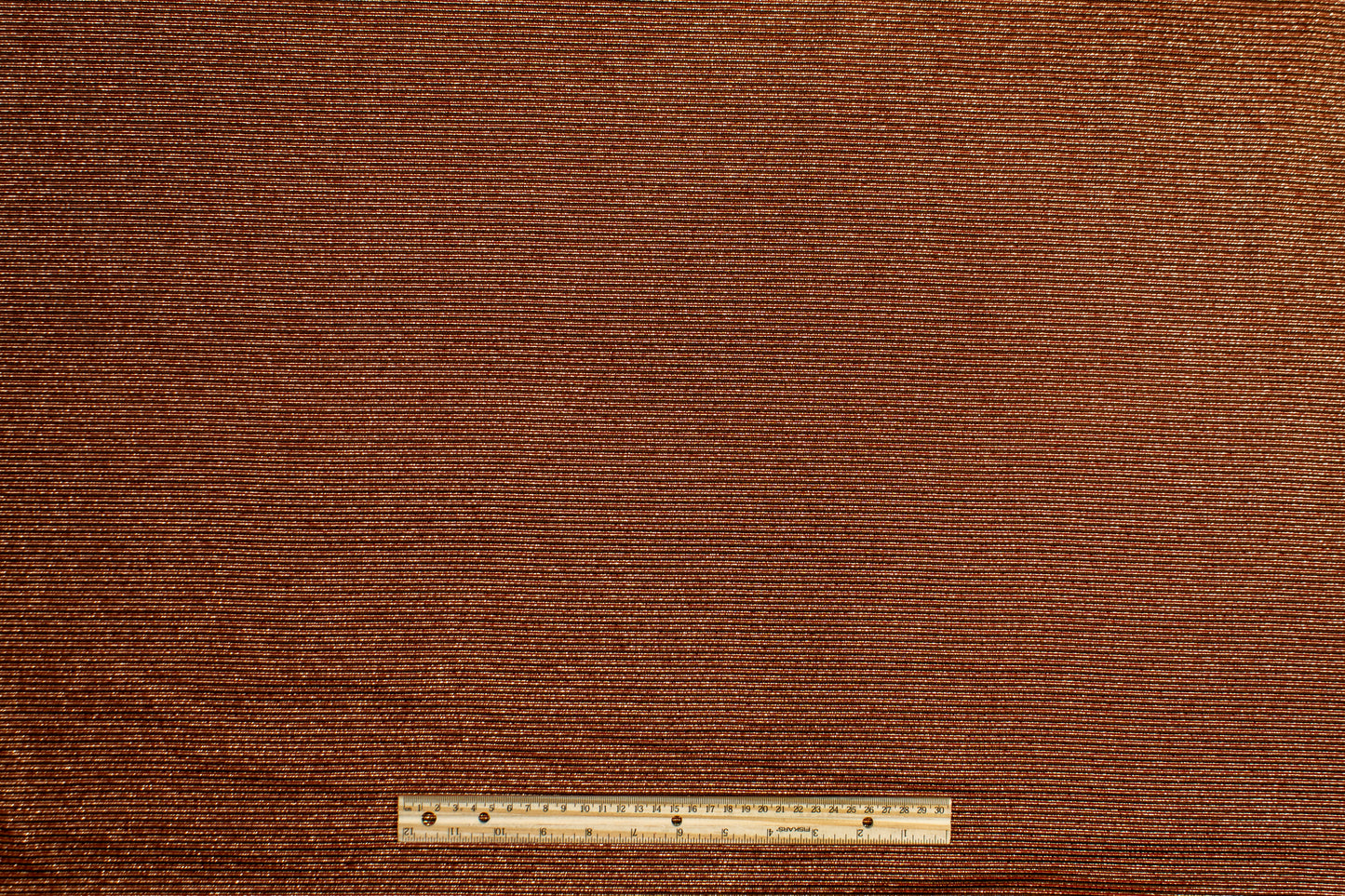 Metallic Striped Brocade - Burgundy and Bronze