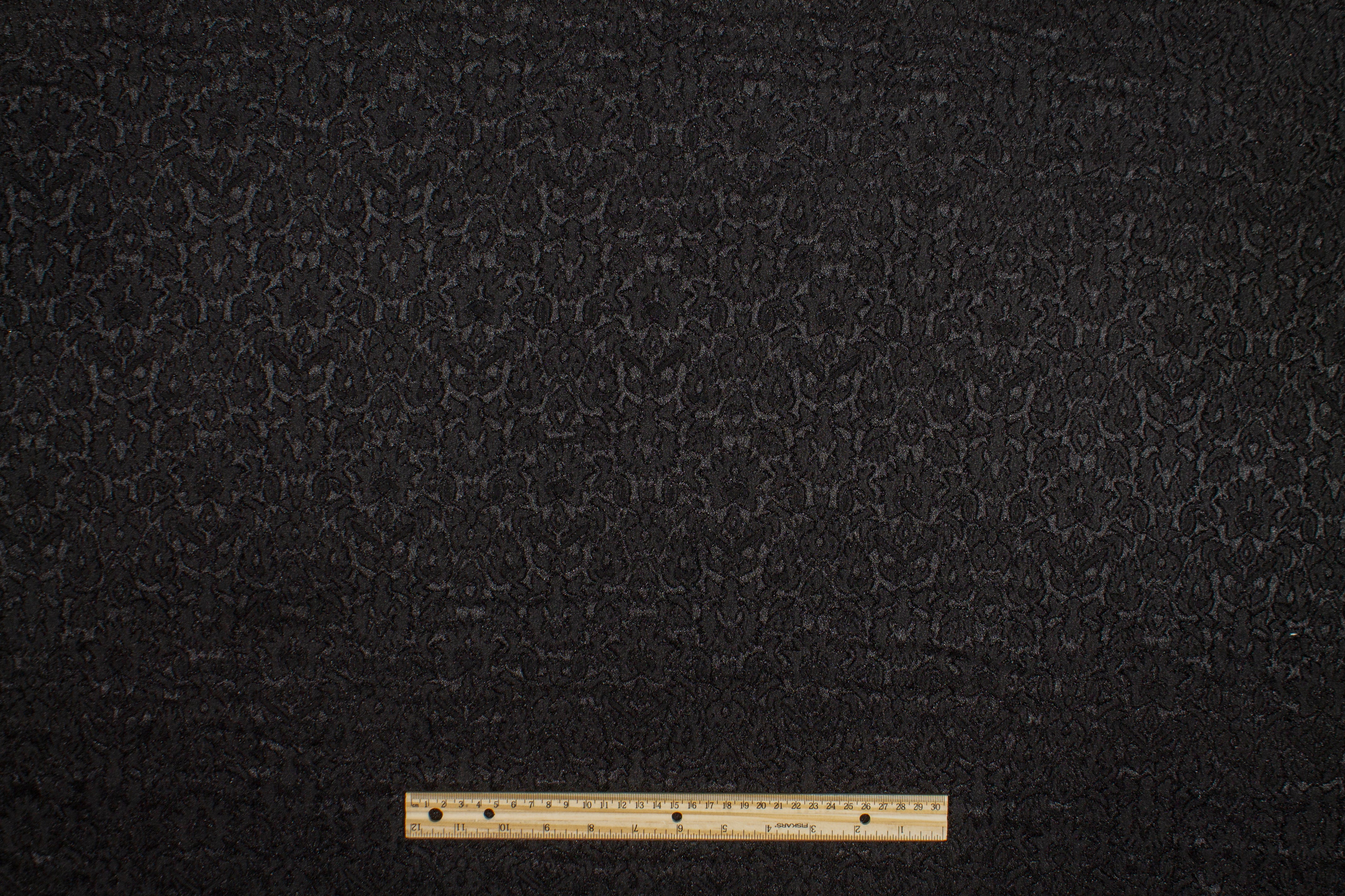 Abstract Brocade - Black