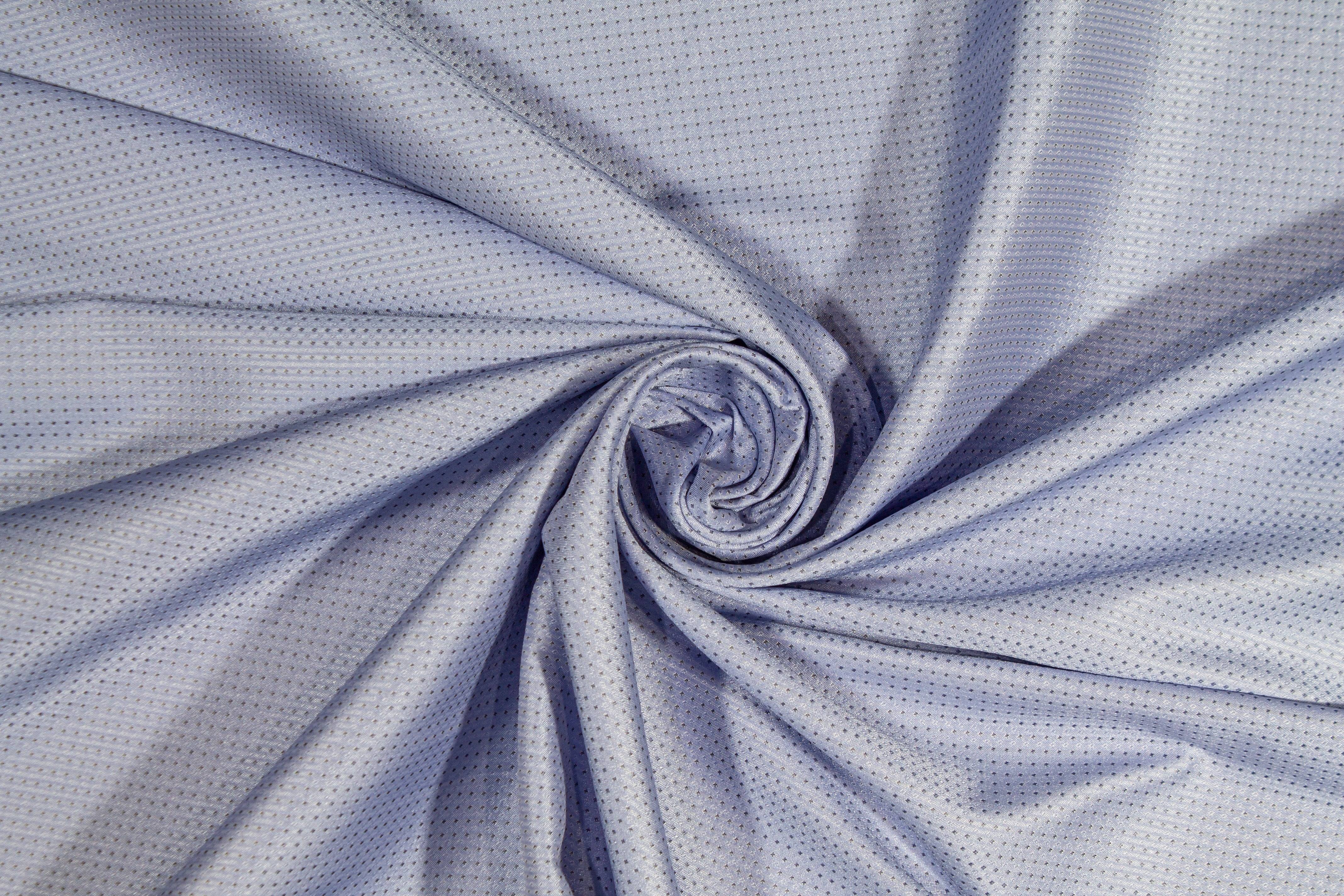 Pin Dot Jacquard - Periwinkle Blue