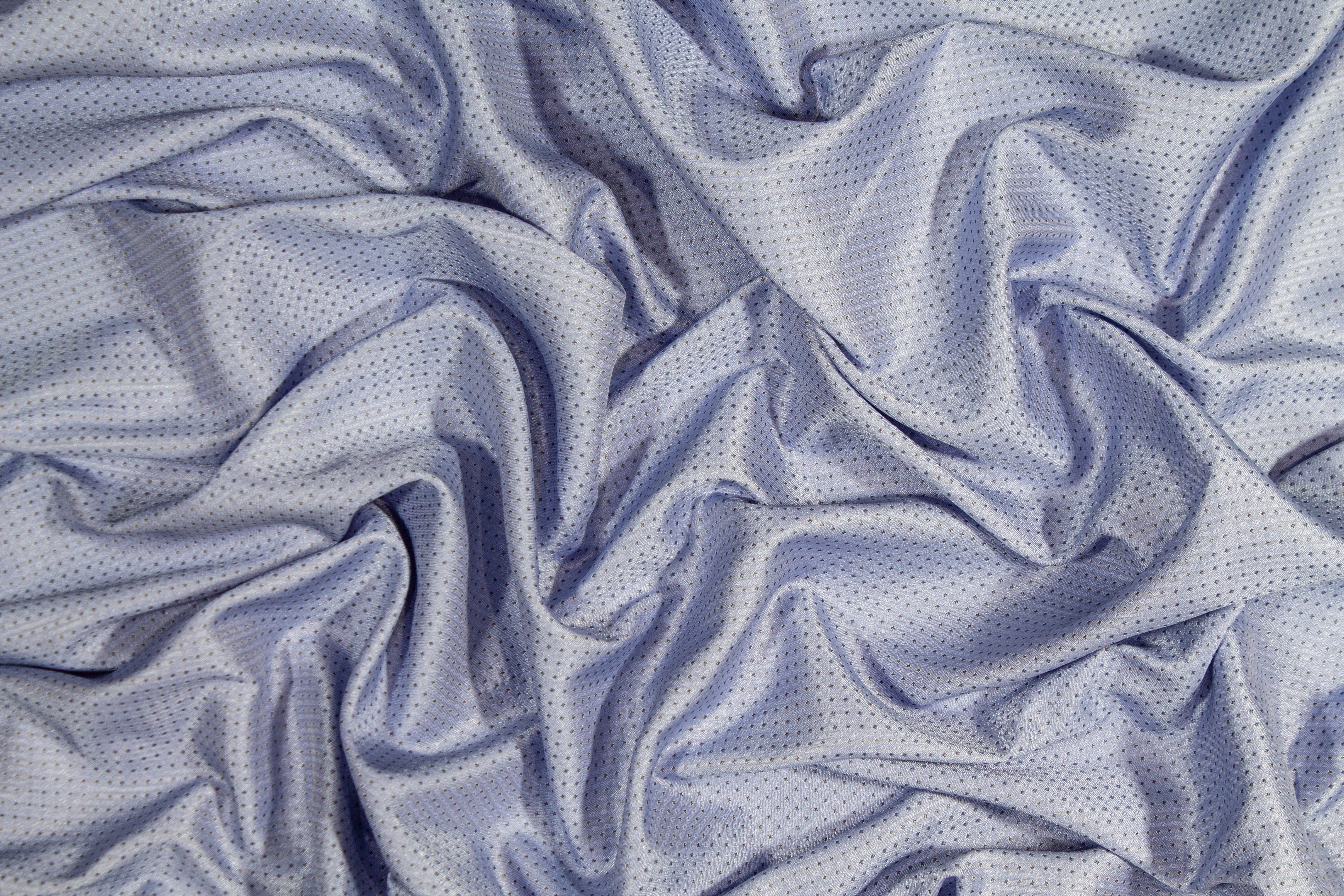 Pin Dot Jacquard - Periwinkle Blue
