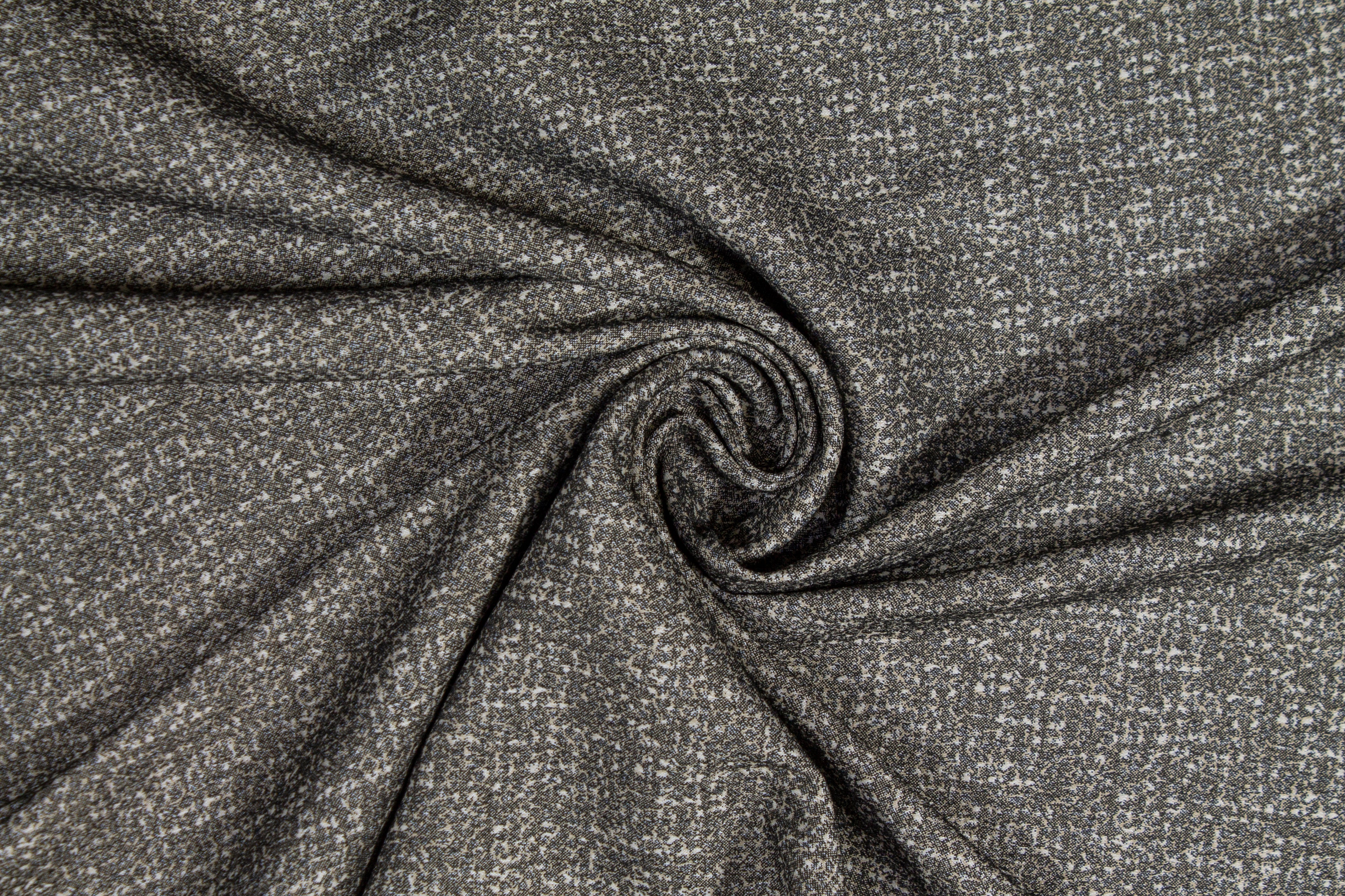 Double-Faced Stretch French Brocade - Taupe