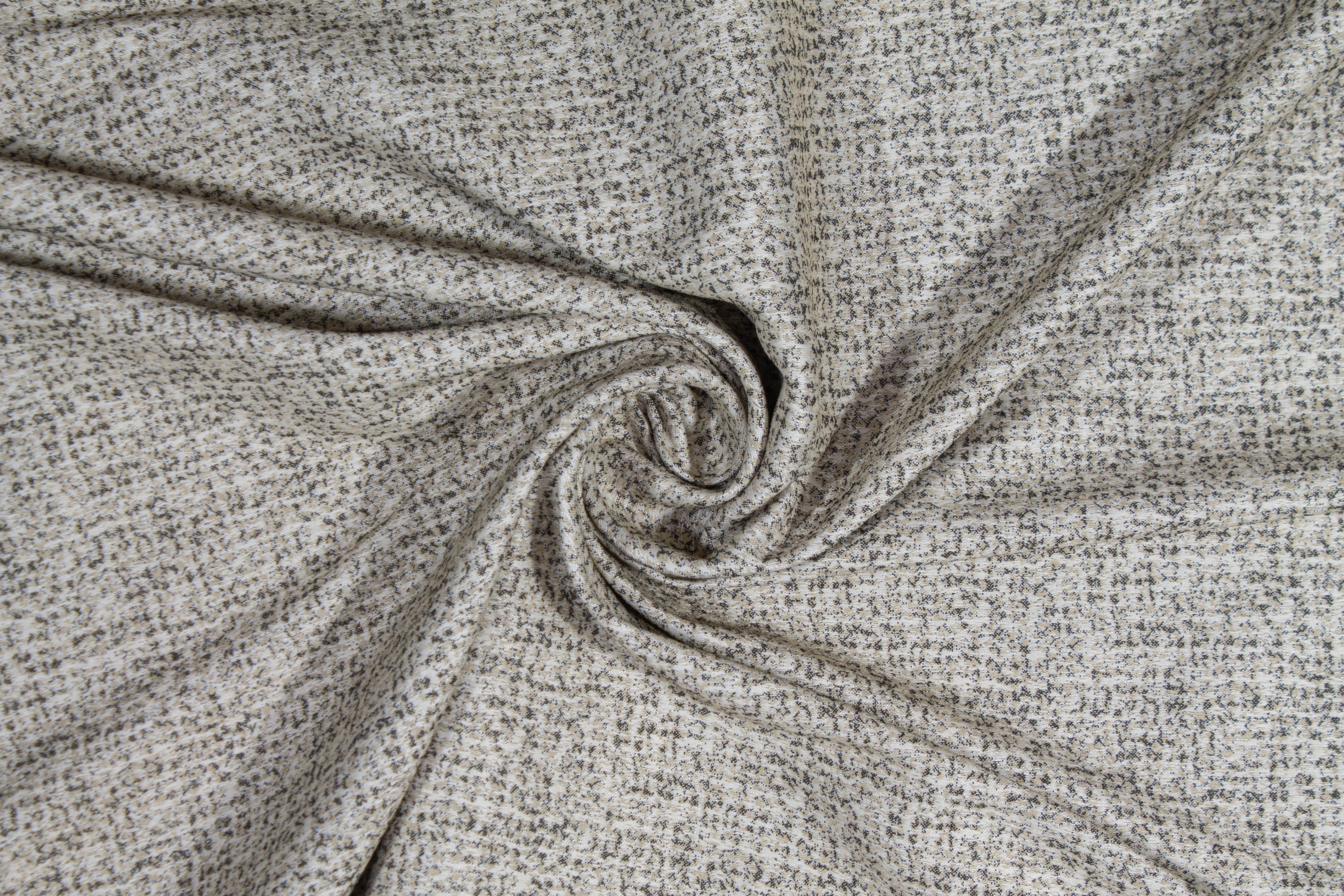 Double-Faced Stretch French Brocade - Taupe