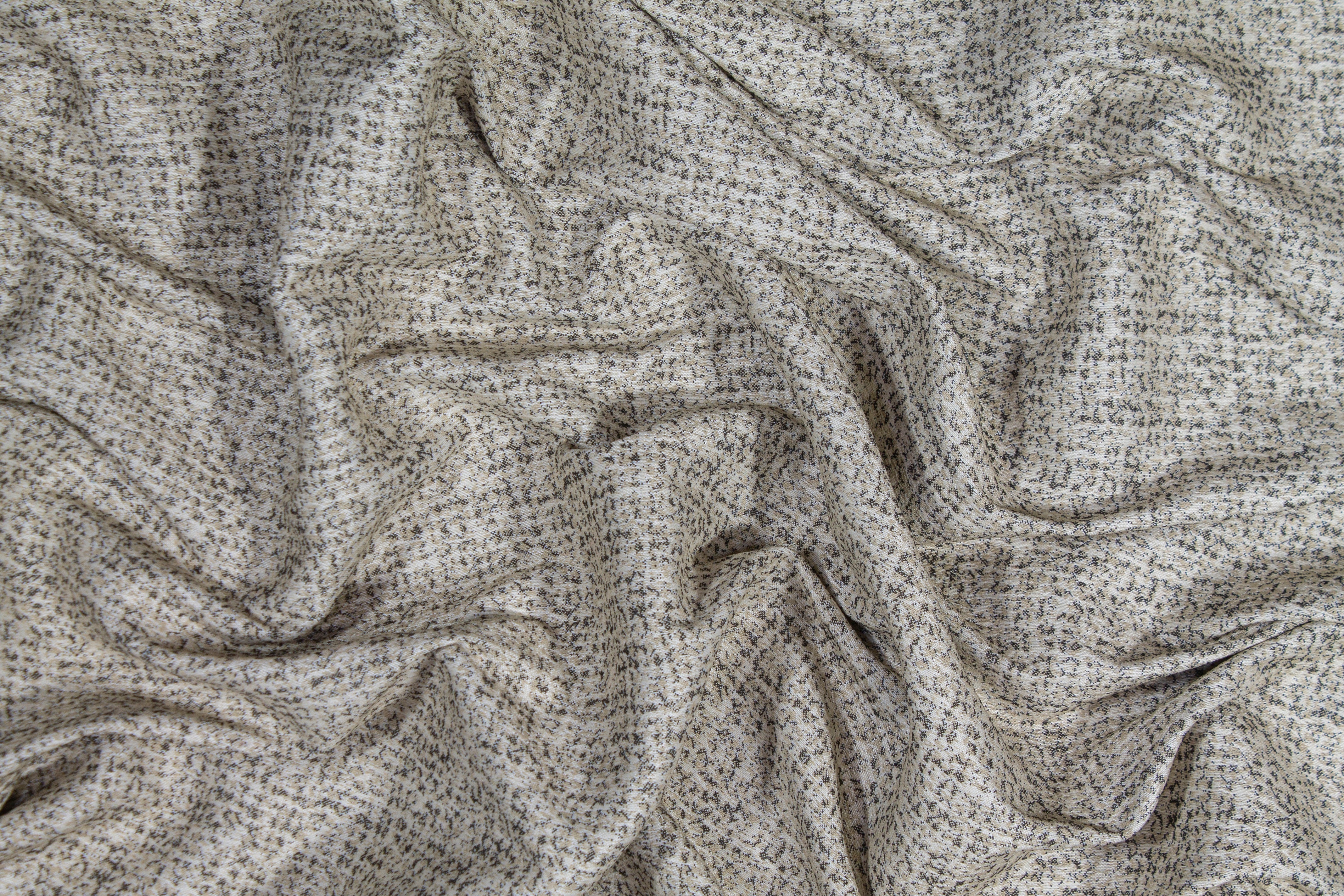 Double-Faced Stretch French Brocade - Taupe