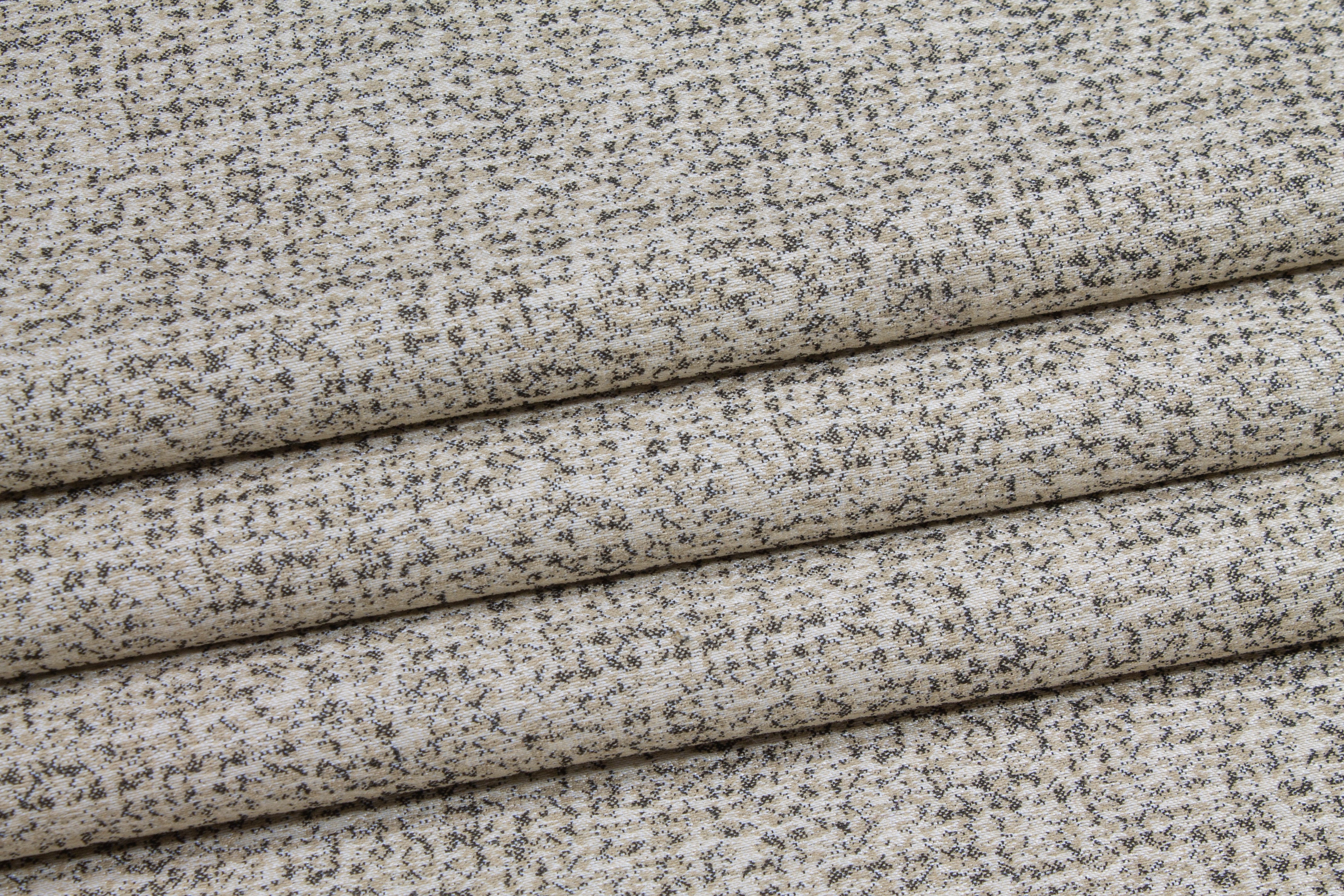 Double-Faced Stretch French Brocade - Taupe