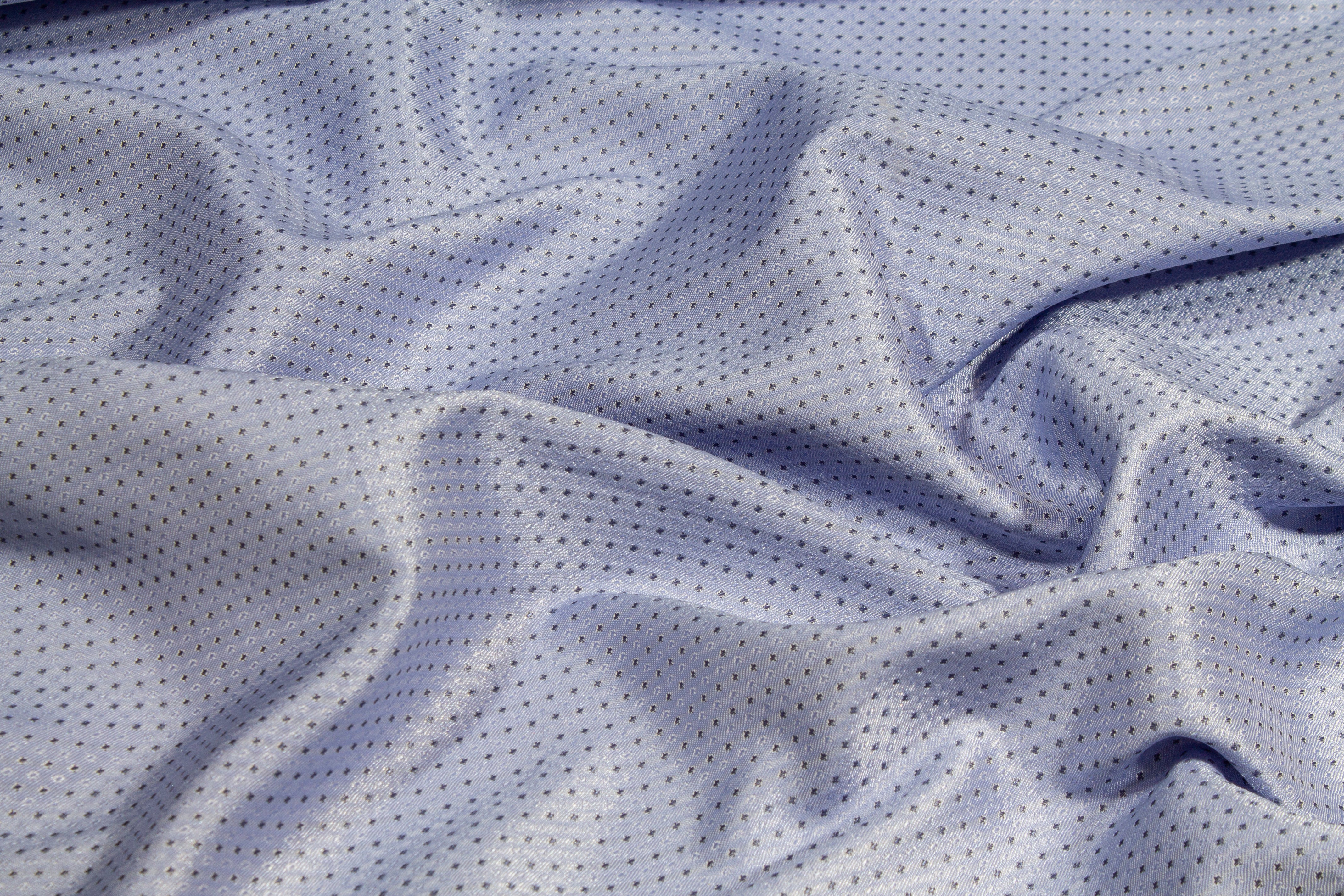 Pin Dot Jacquard - Periwinkle Blue