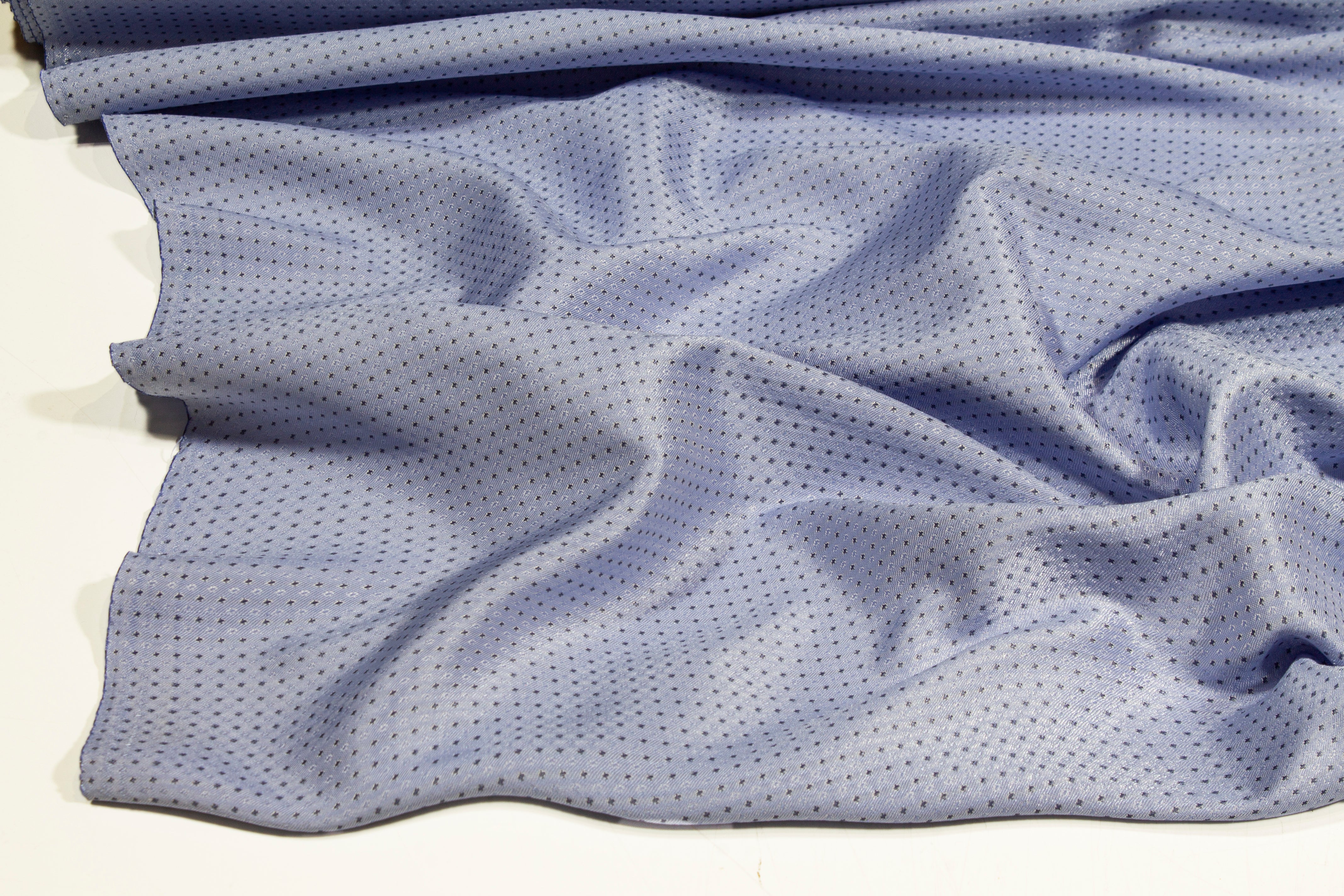 Pin Dot Jacquard - Periwinkle Blue