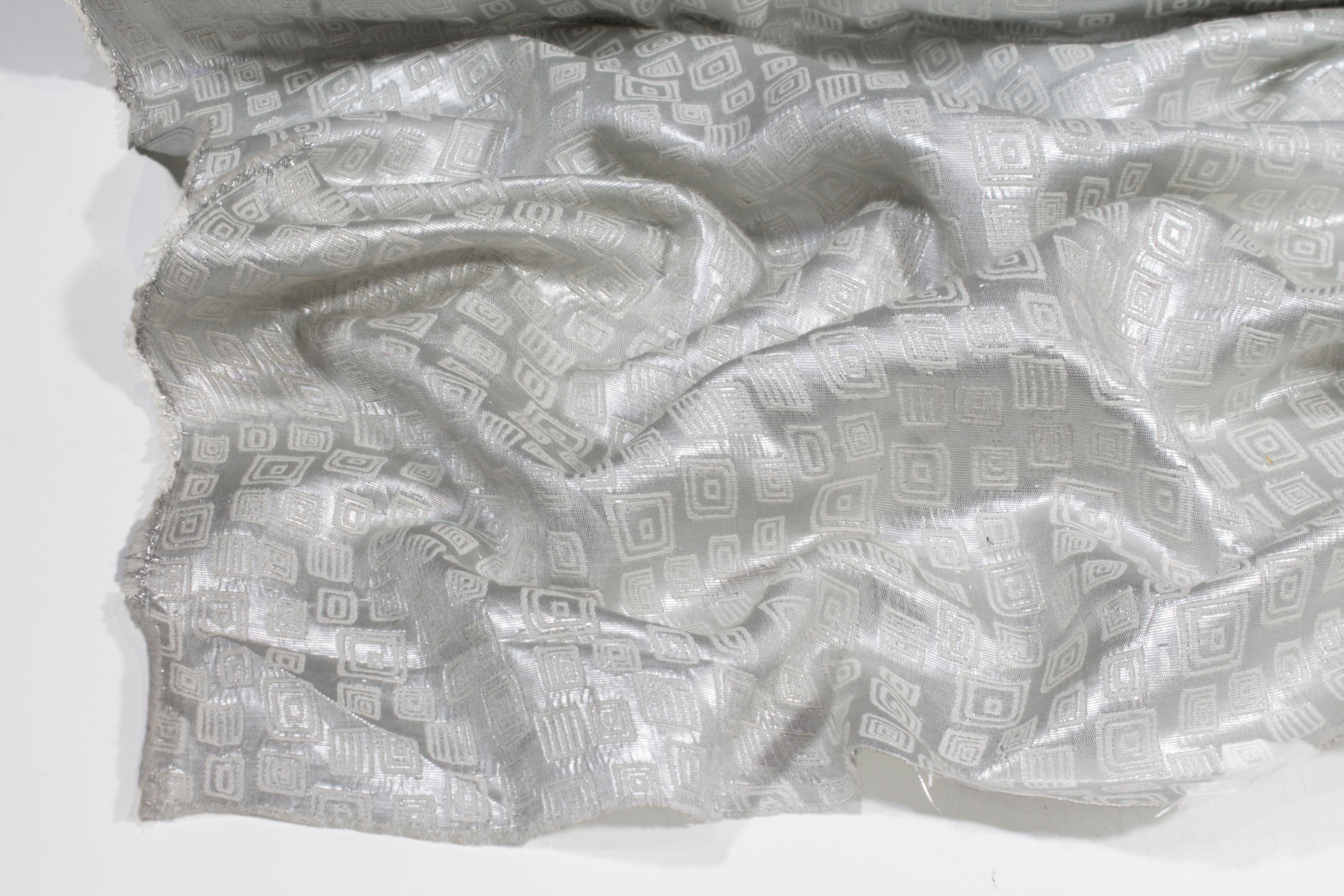 Metallic Brocade - Silver