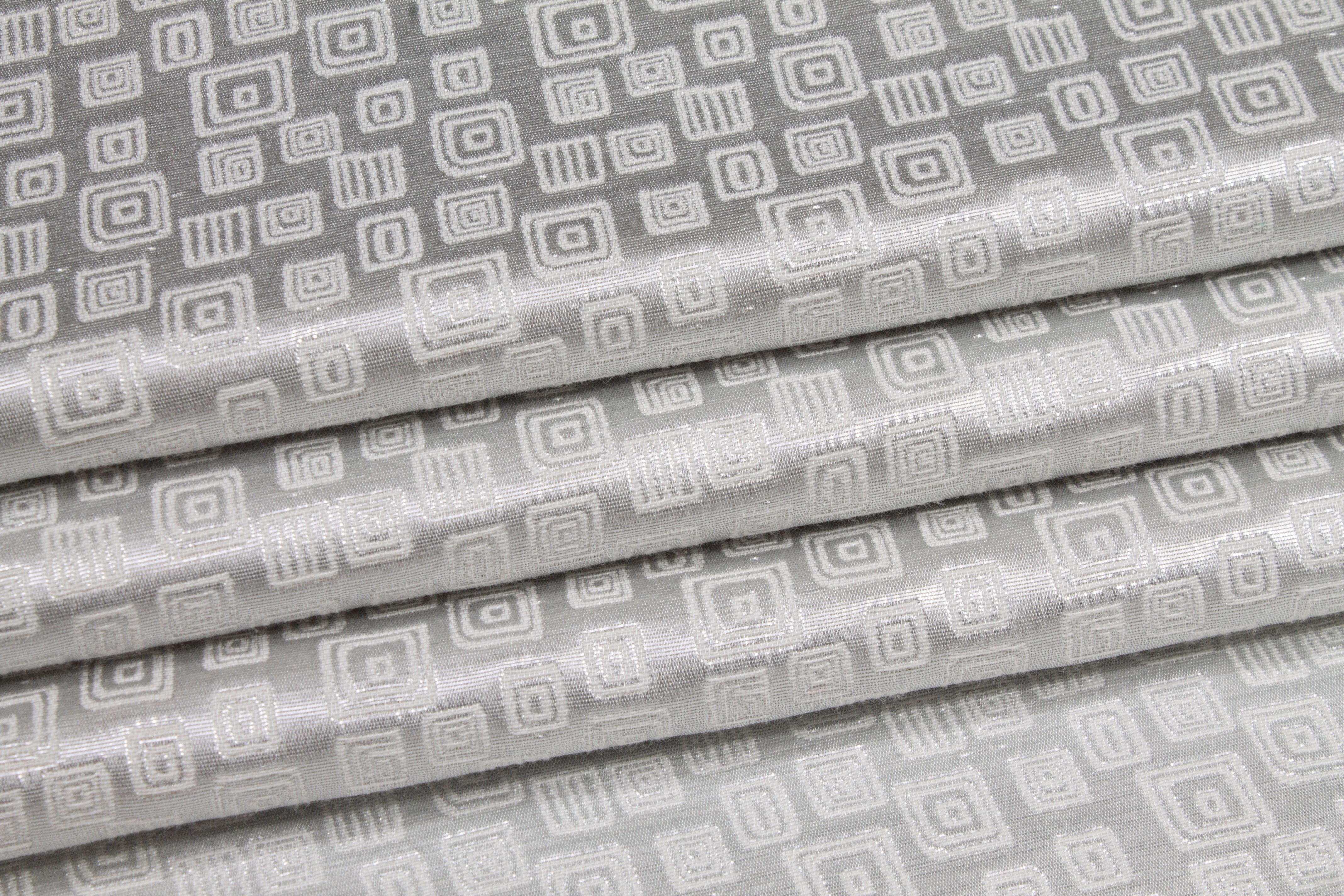 Metallic Brocade - Silver