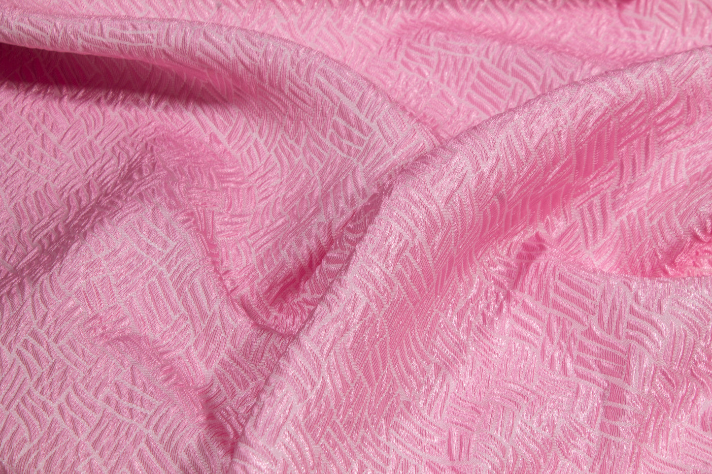 Crushed Brocade - Pink