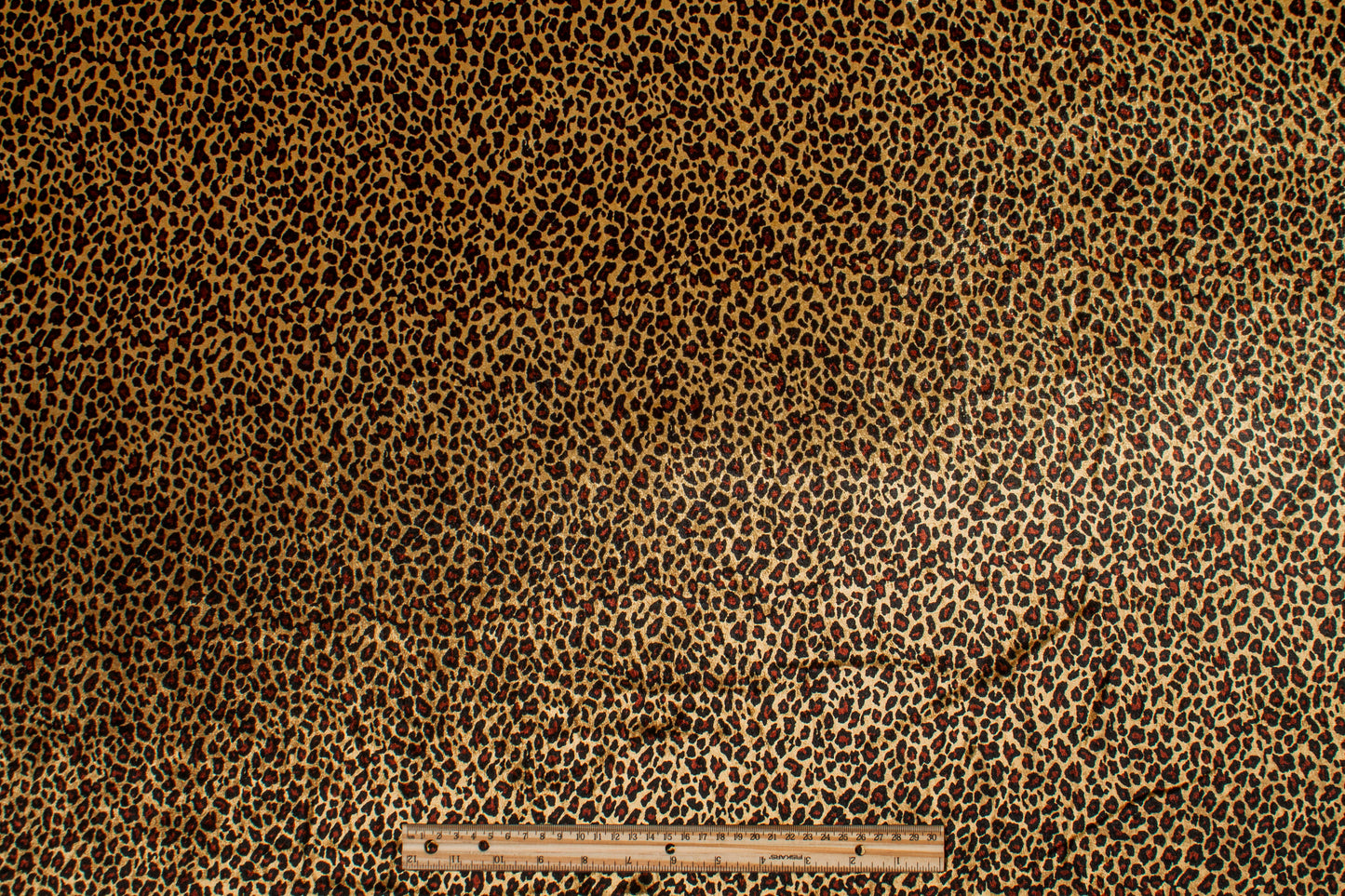 Leopard Print Silk Viscose Velvet