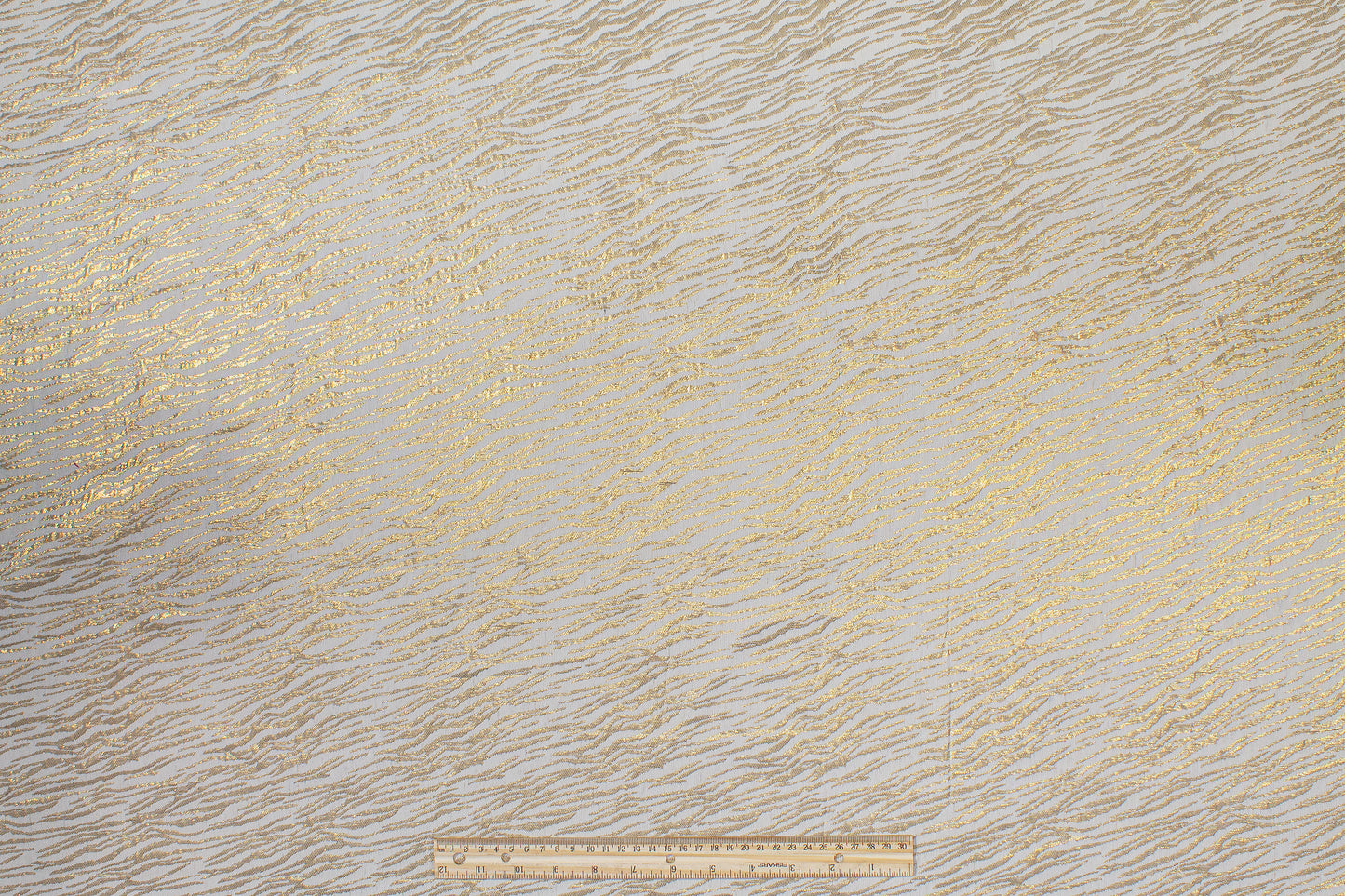 Zebra Design Metallic Jacquard - Gold