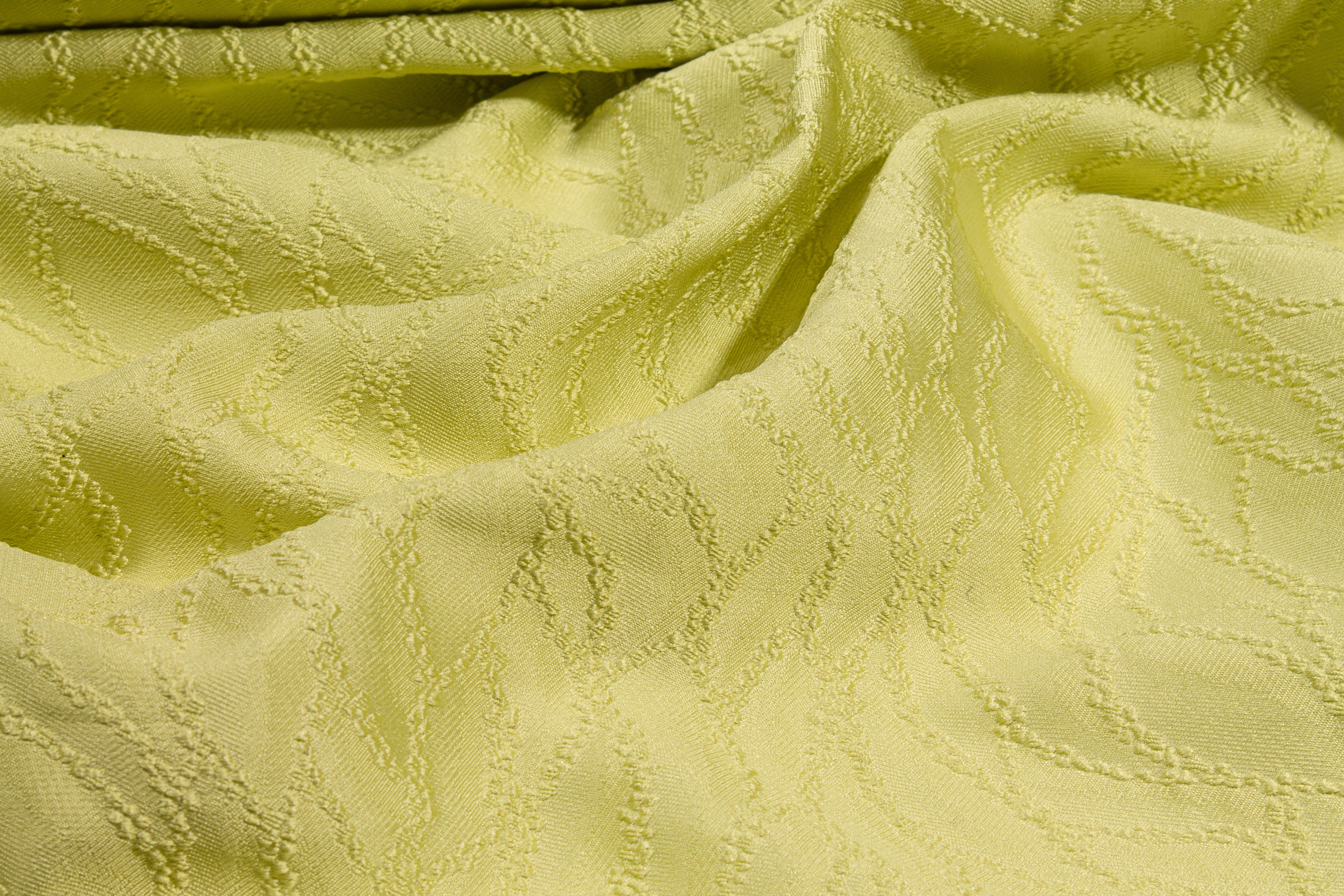Abstract Brocade - Chartreuse