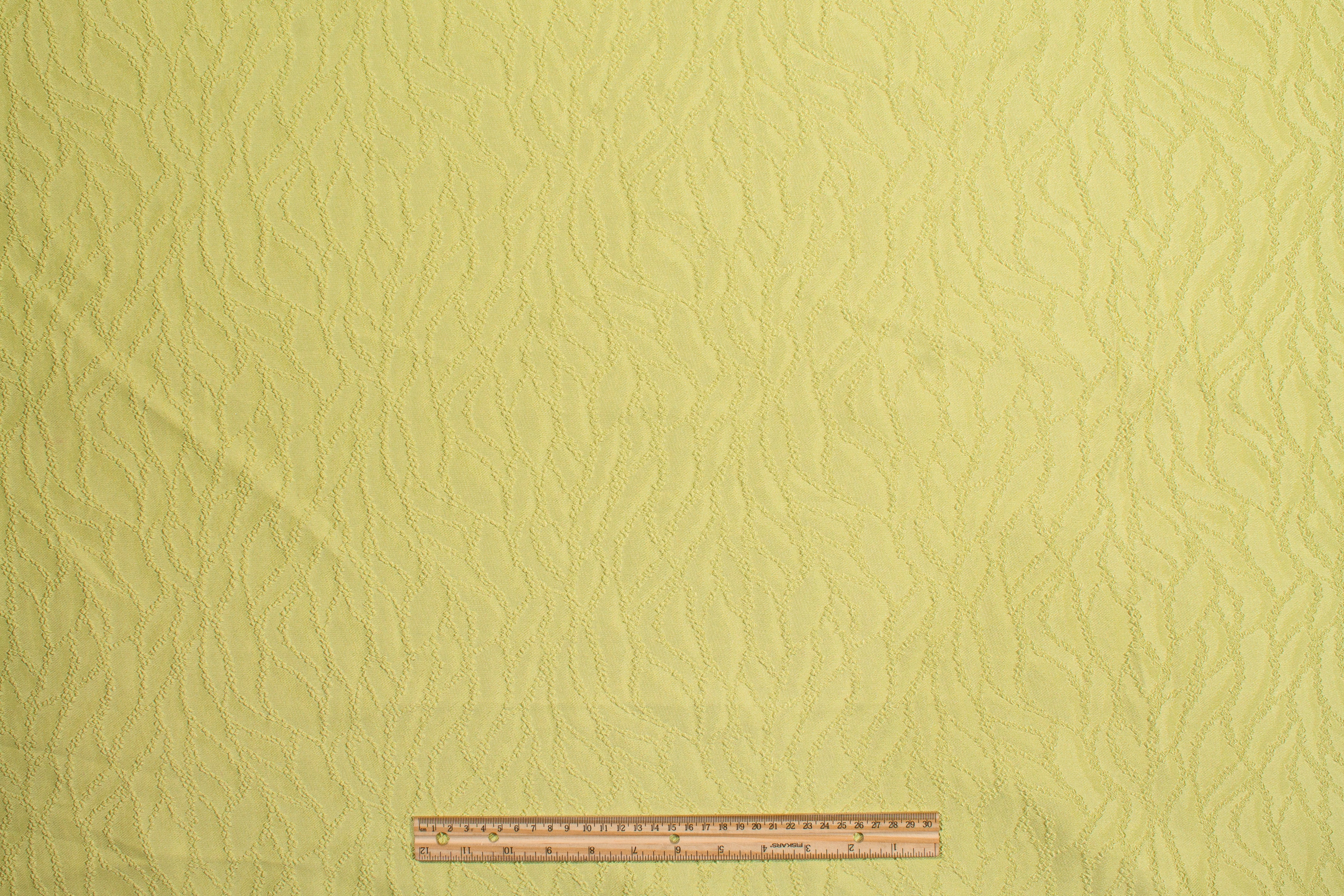 Abstract Brocade - Chartreuse