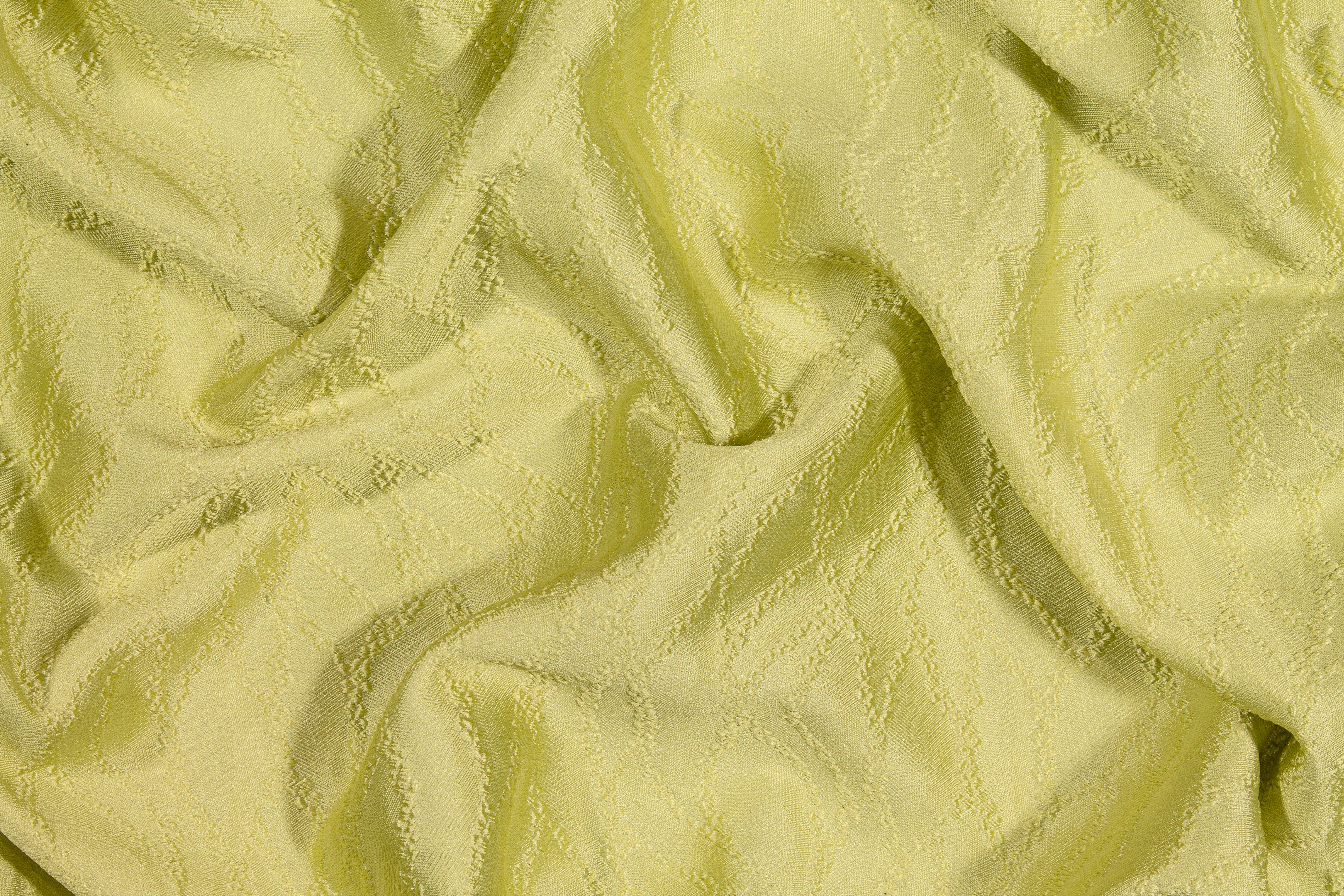 Abstract Brocade - Chartreuse
