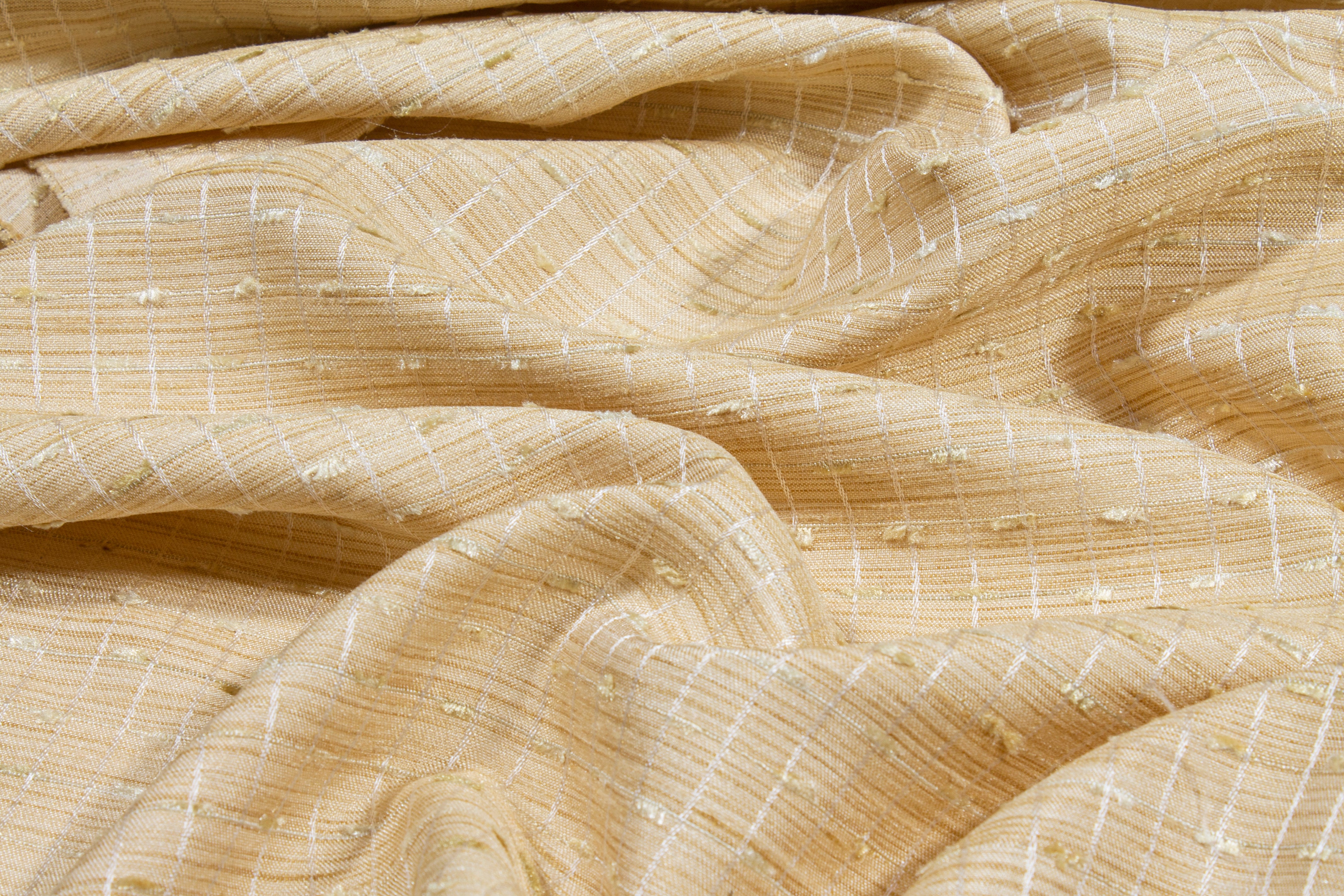 Embroidered Italian Jacquard - Khaki