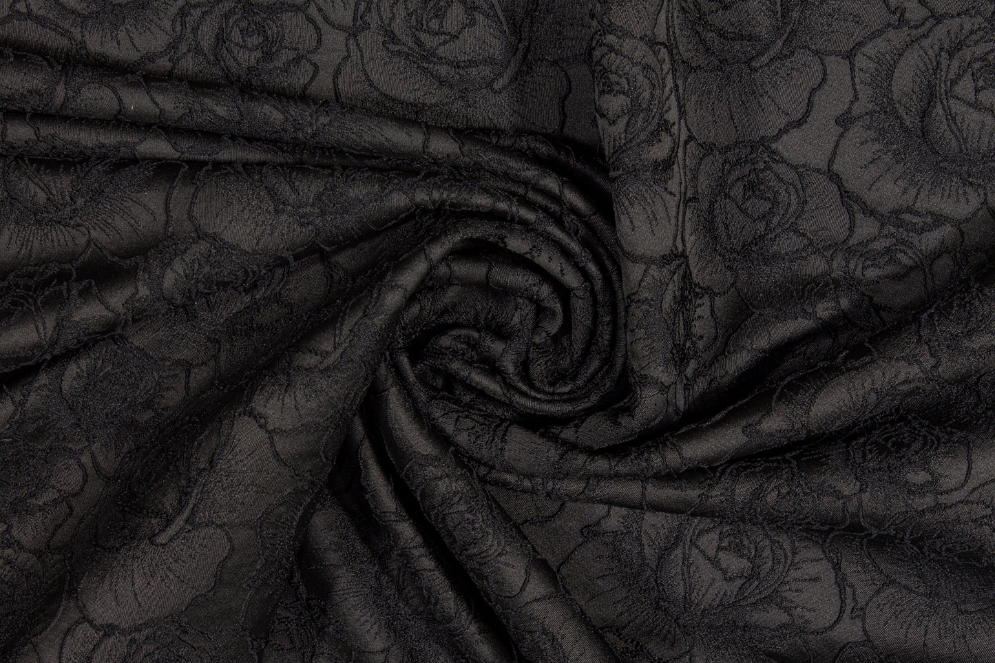 Rose Brocade - Black