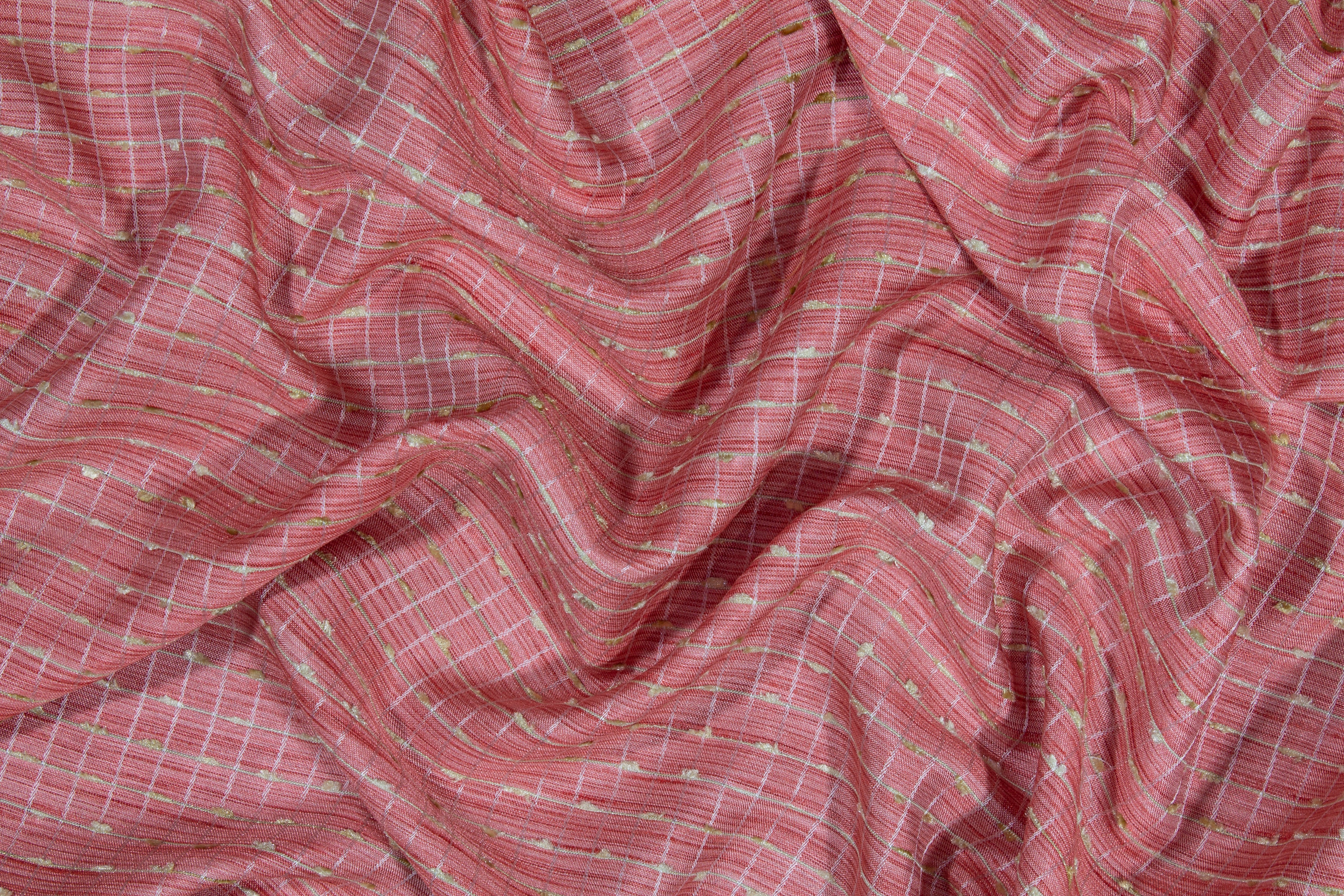 Embroidered Italian Jacquard - Pink