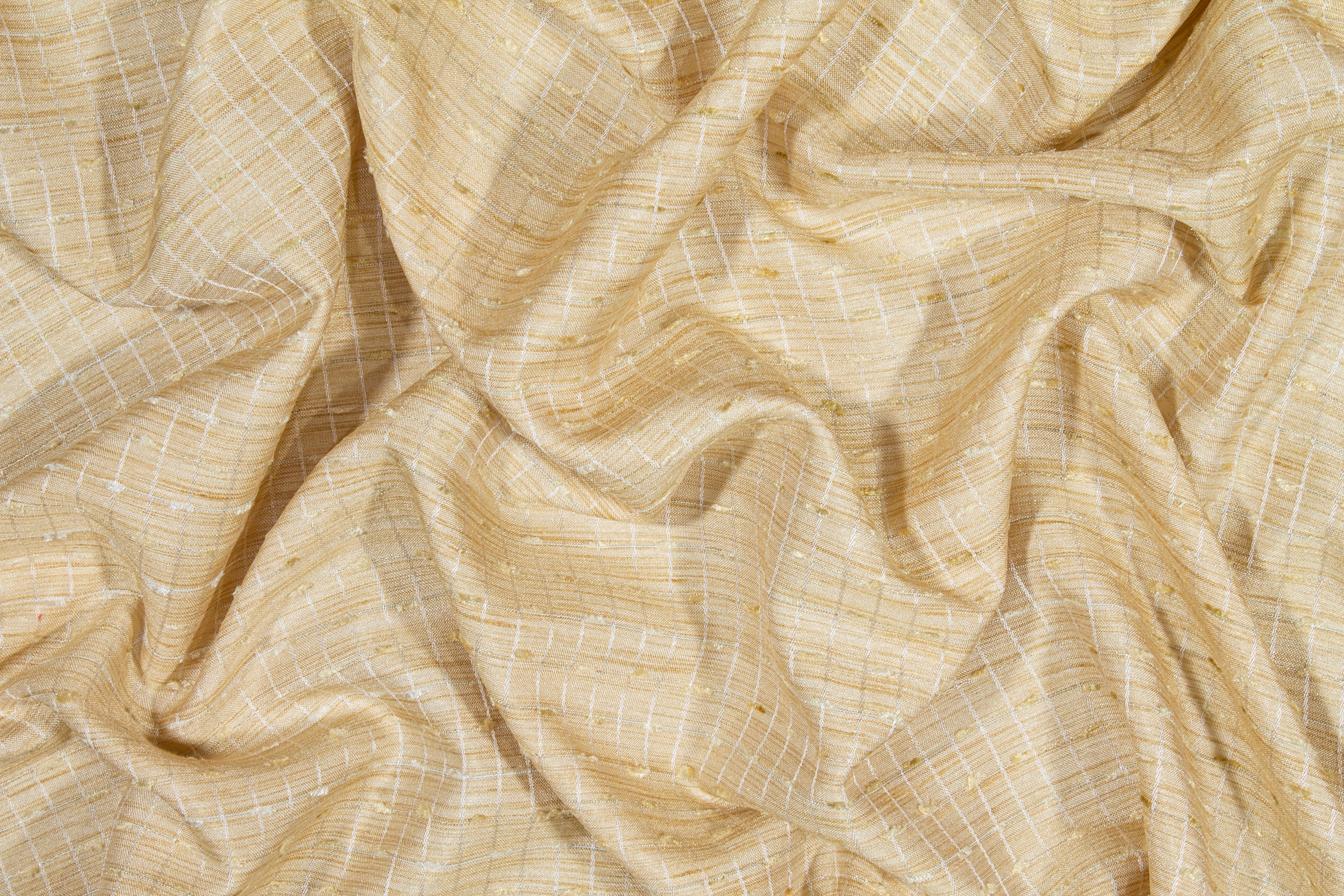 Embroidered Italian Jacquard - Khaki