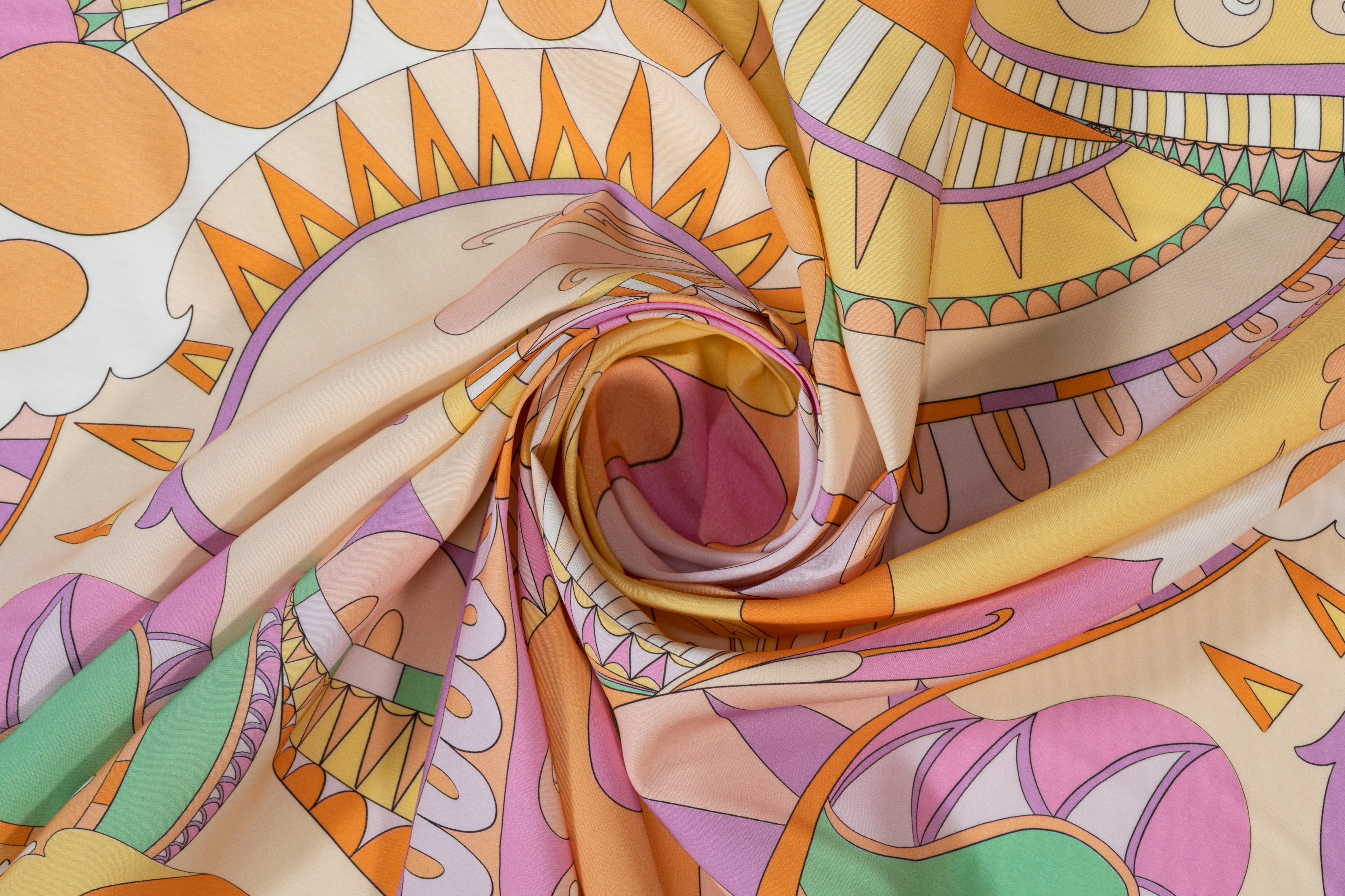 Abstract Italian Viscose - Multicolor