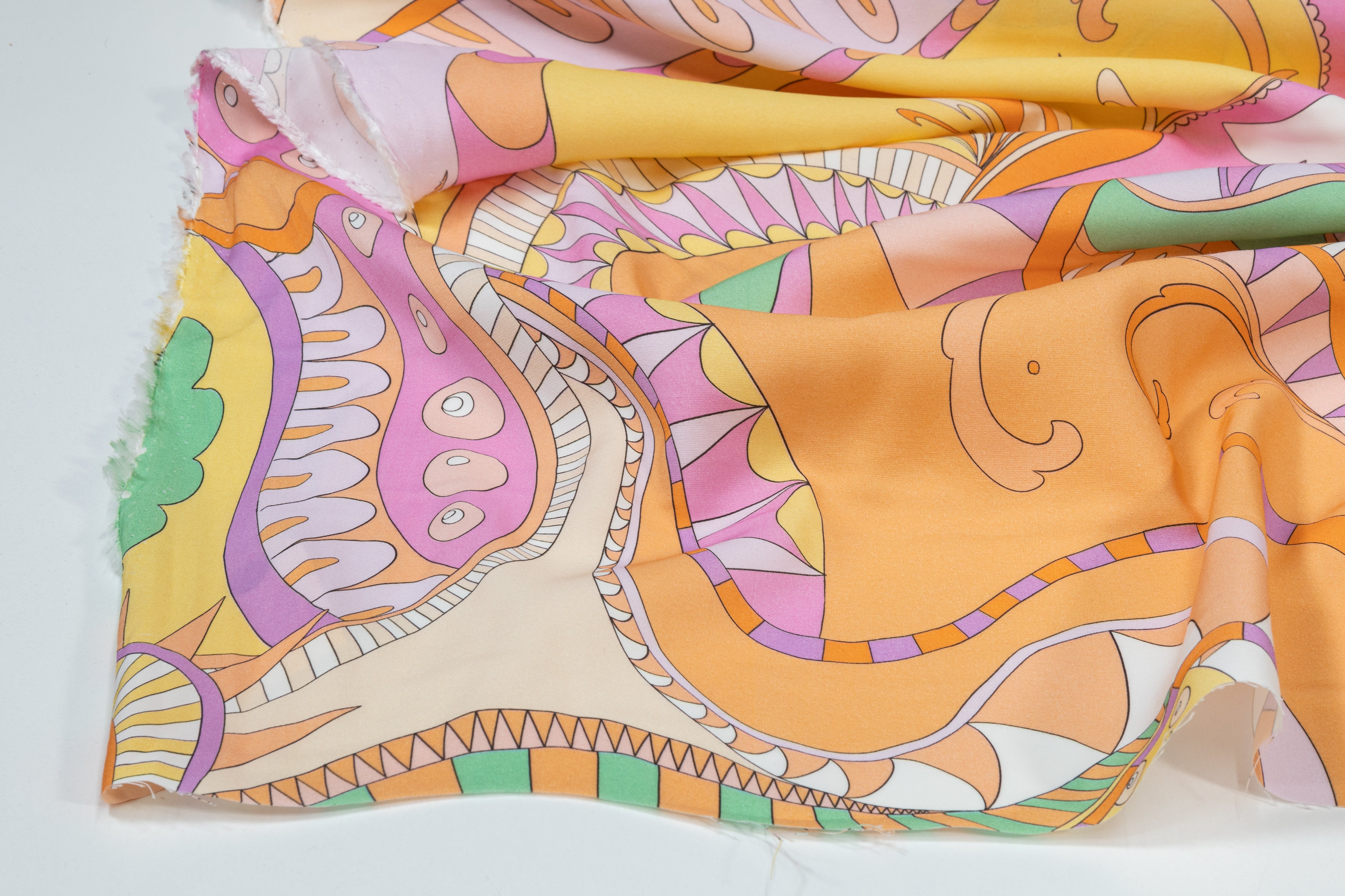 Abstract Italian Viscose - Multicolor