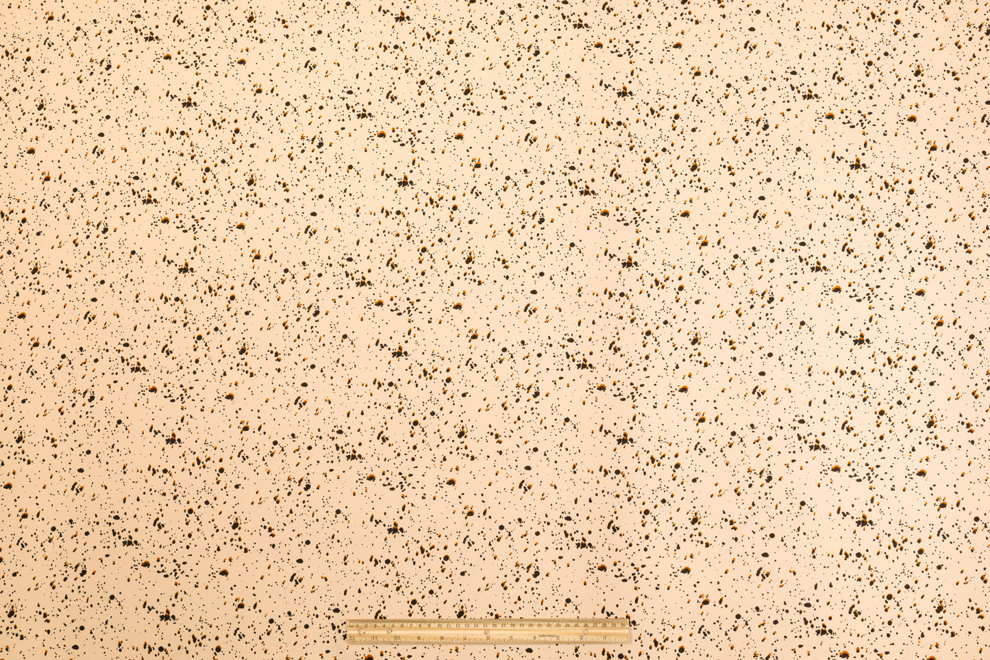Splatter Print Polyester Crepe - Beige, Black