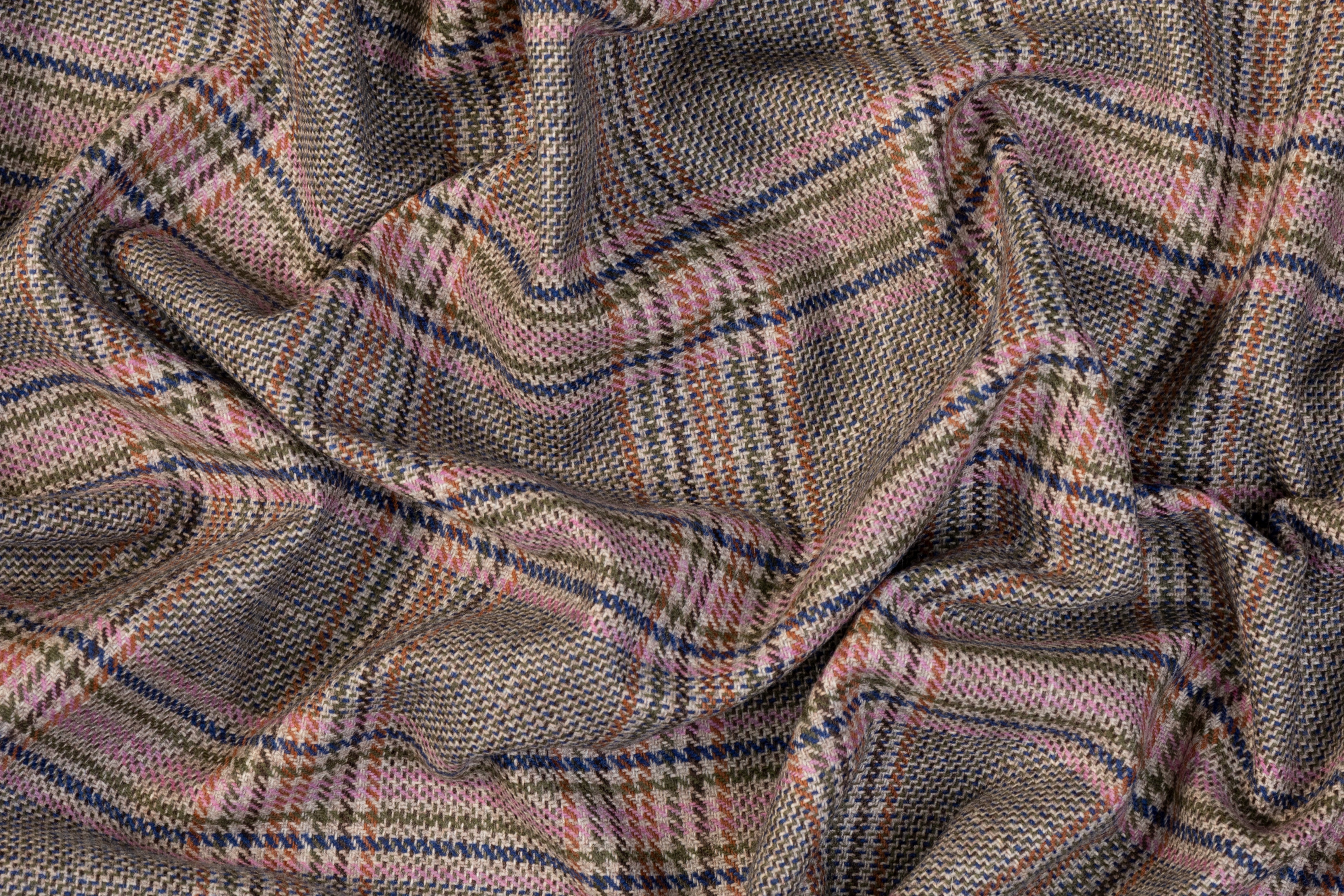 Italian Wool Nylon Suiting - Multicolor