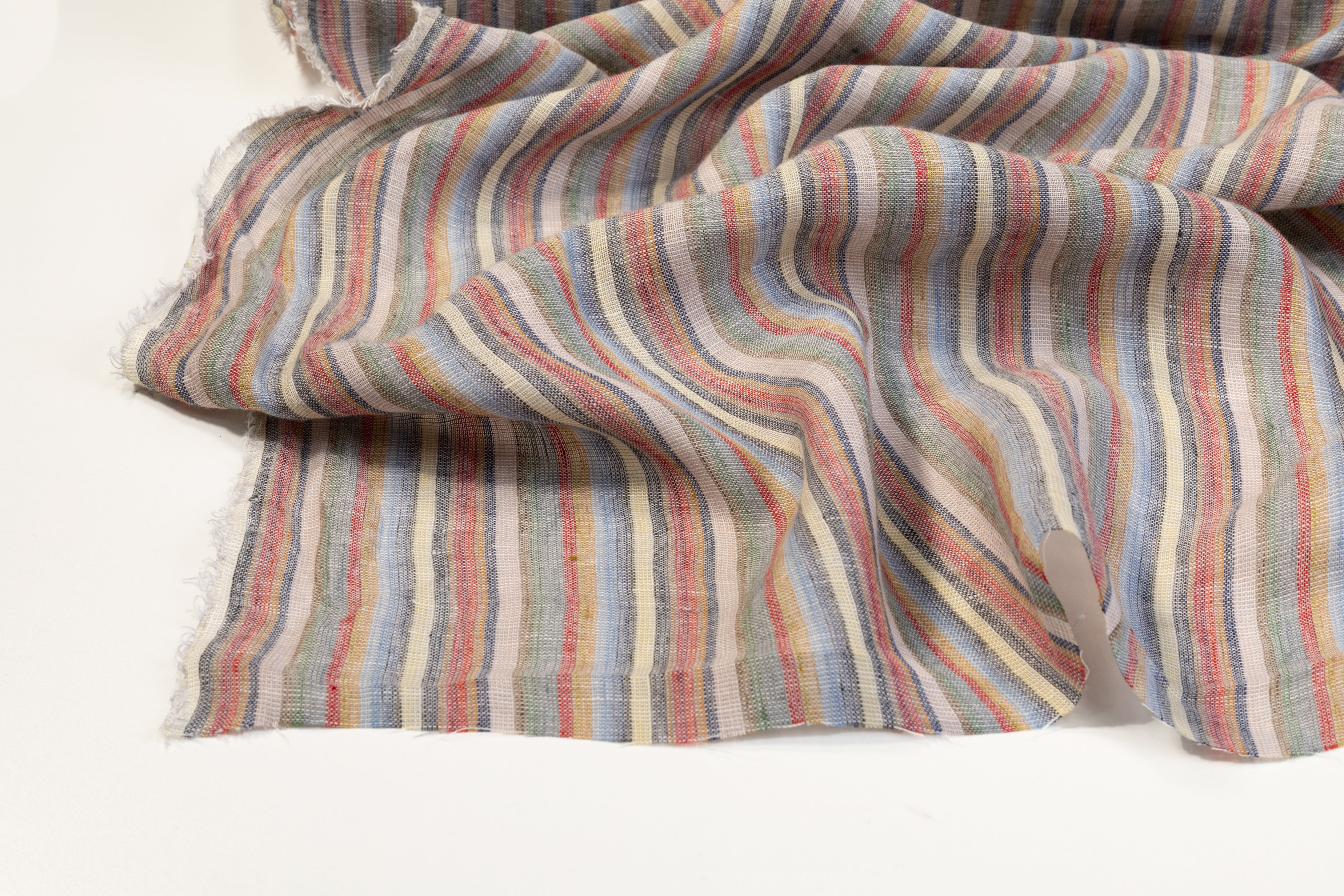 Striped Italian Linen - Multicolor