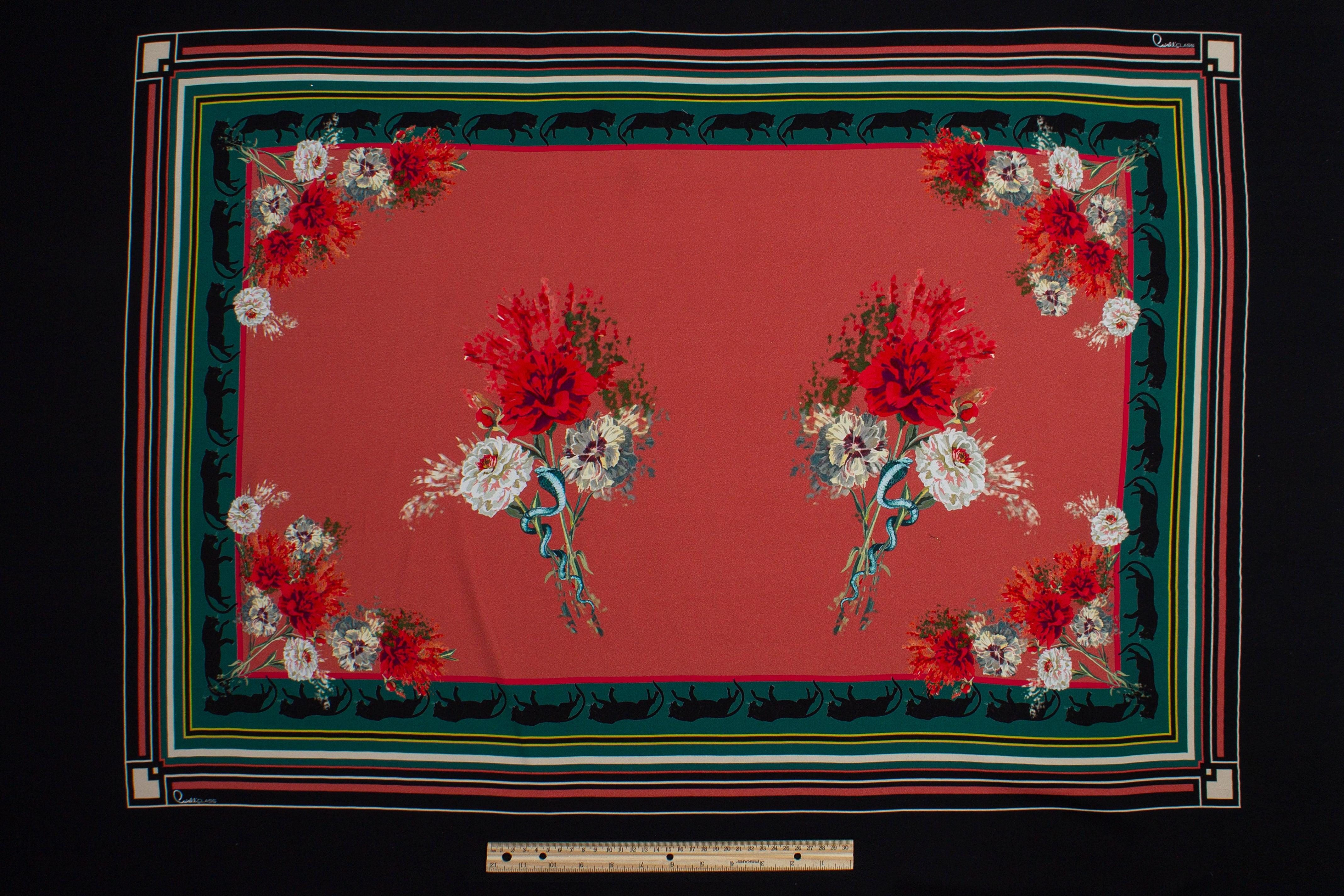 Roberto Cavalli - Italian Viscose Crepe Panel - Prime Fabrics