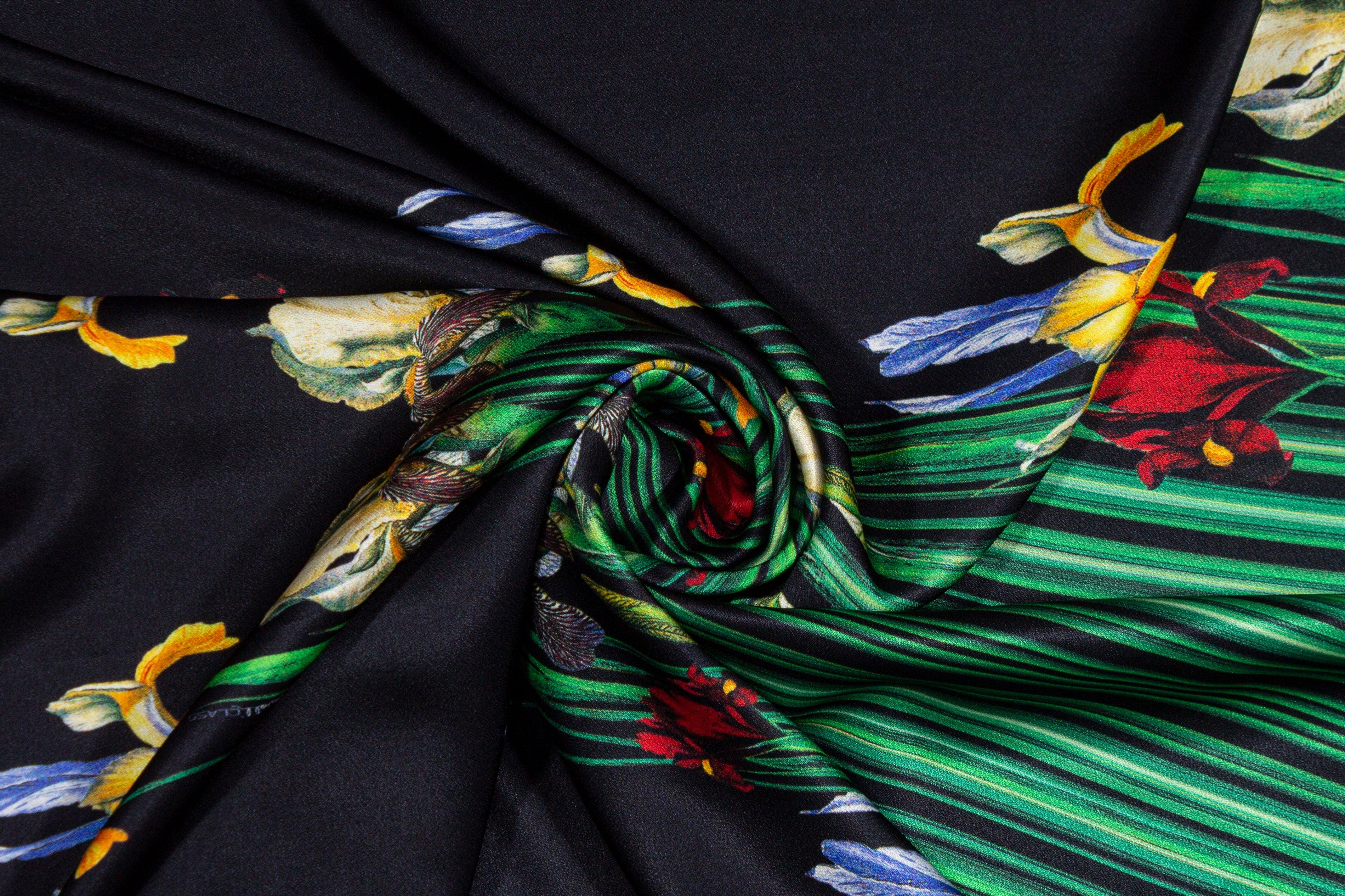 Roberto Cavalli - Heavy Viscose Charmeuse Panel - Prime Fabrics