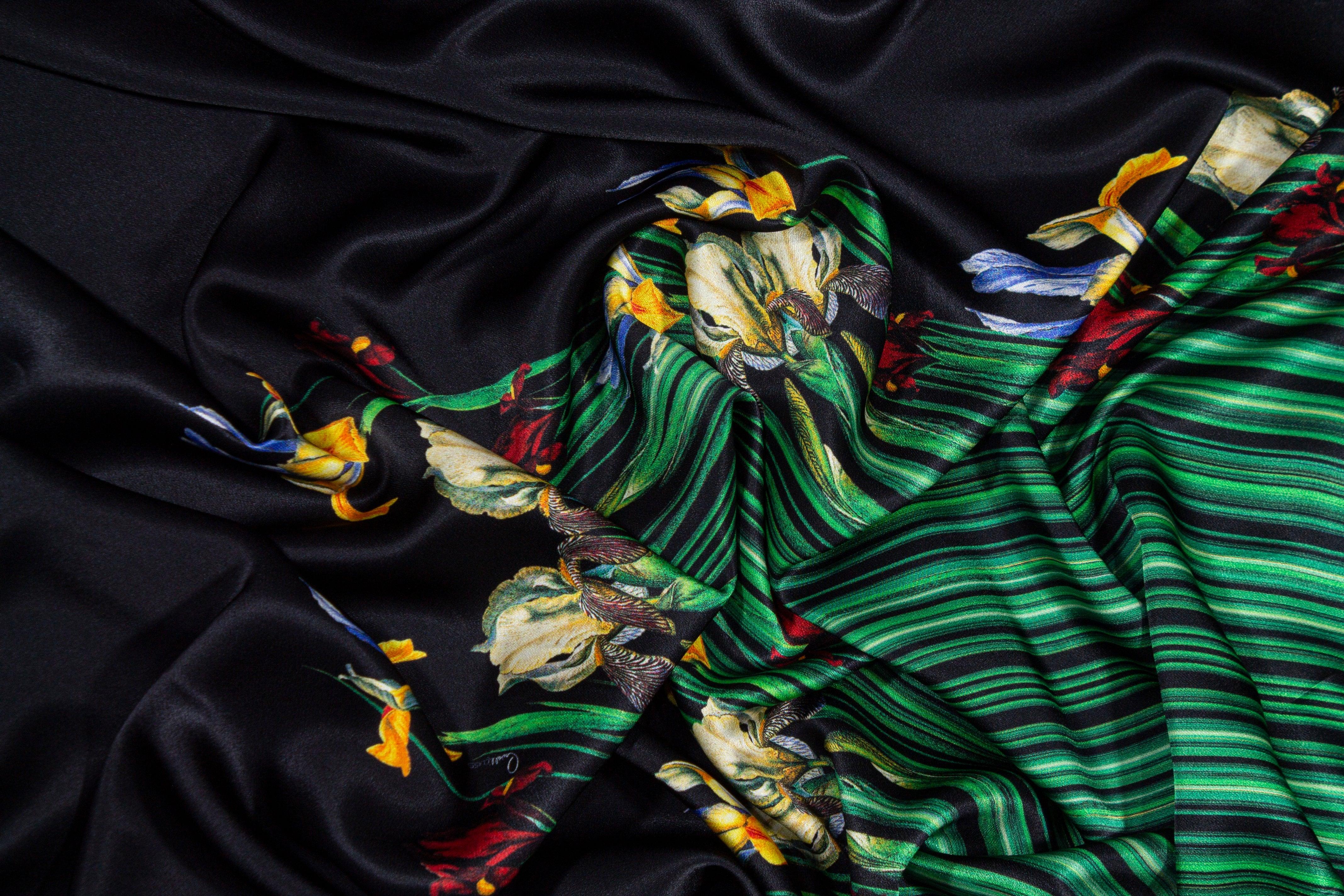 Roberto Cavalli - Heavy Viscose Charmeuse Panel - Prime Fabrics