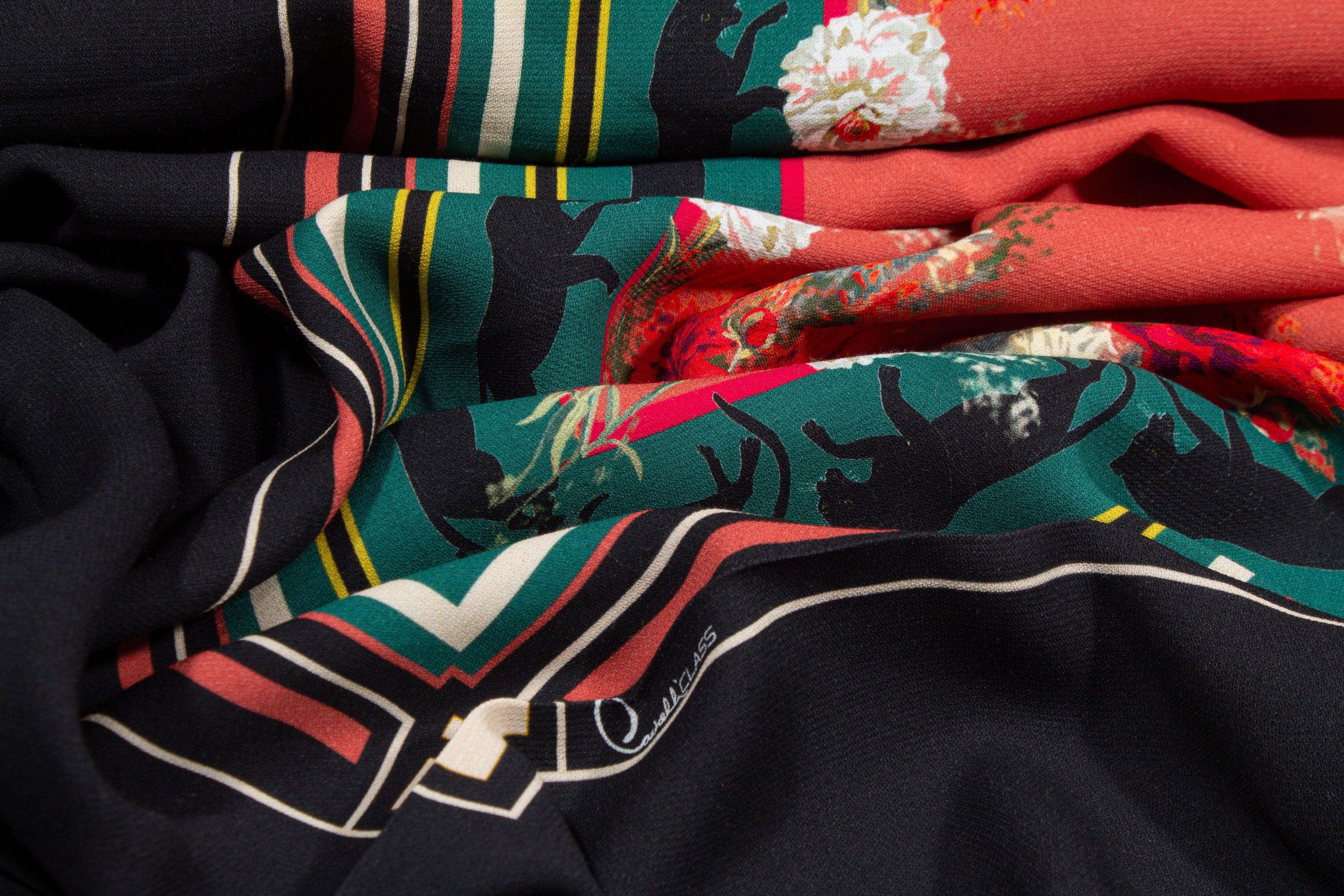 Roberto Cavalli - Italian Viscose Crepe Panel - Prime Fabrics