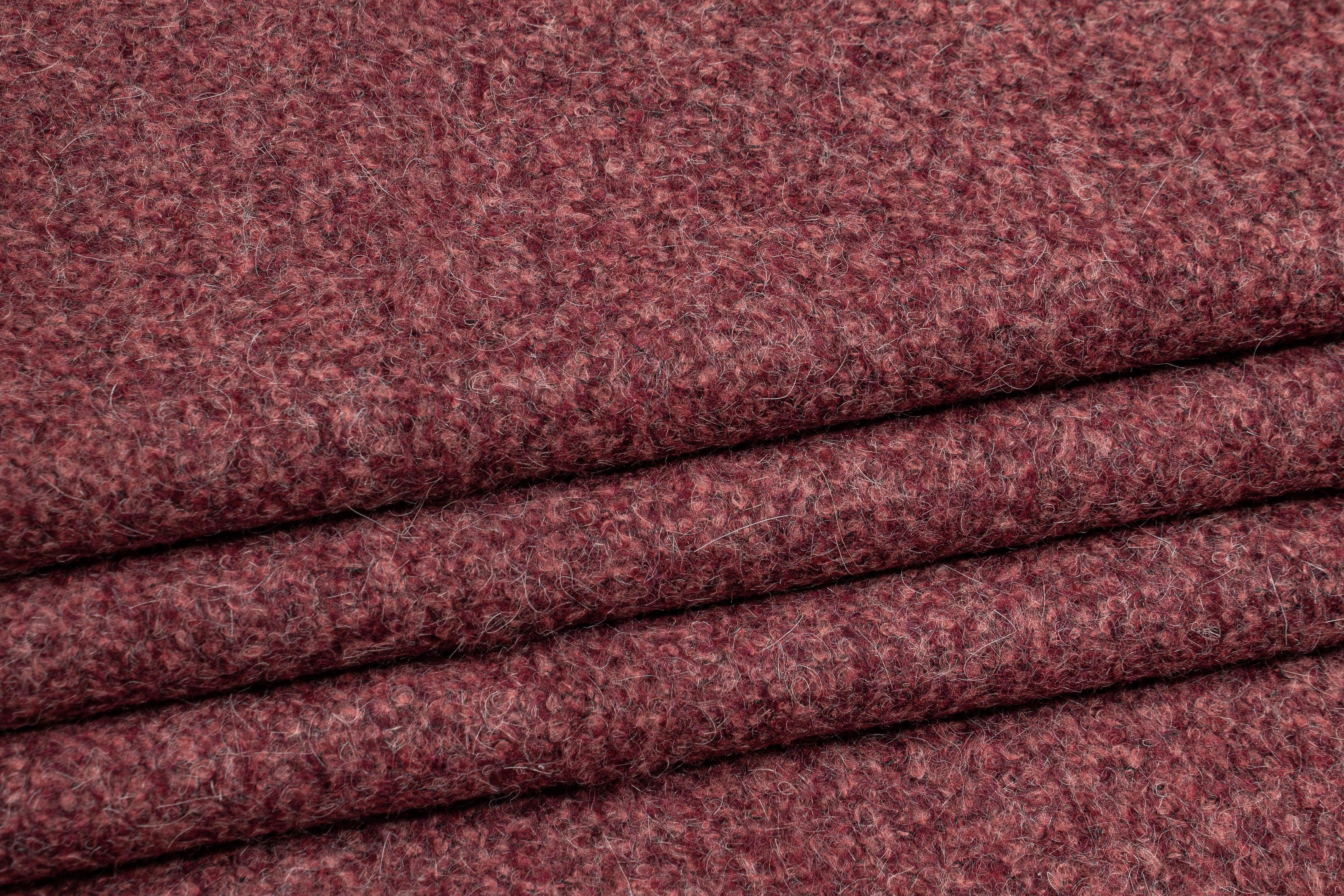 Brick Red Italian Wool Coating - Prime Fabrics